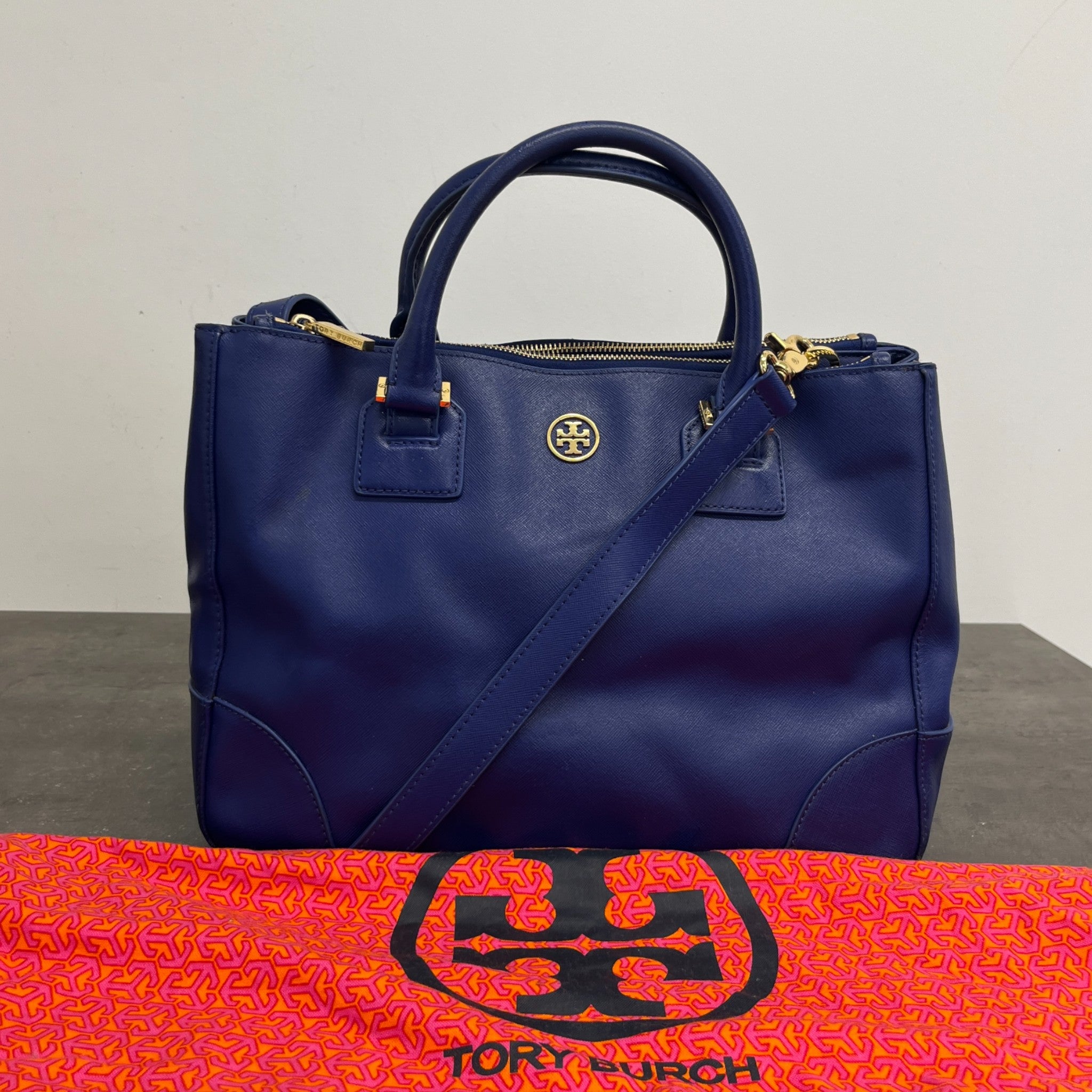 Women's Robinson Double Zip Handbag Blue