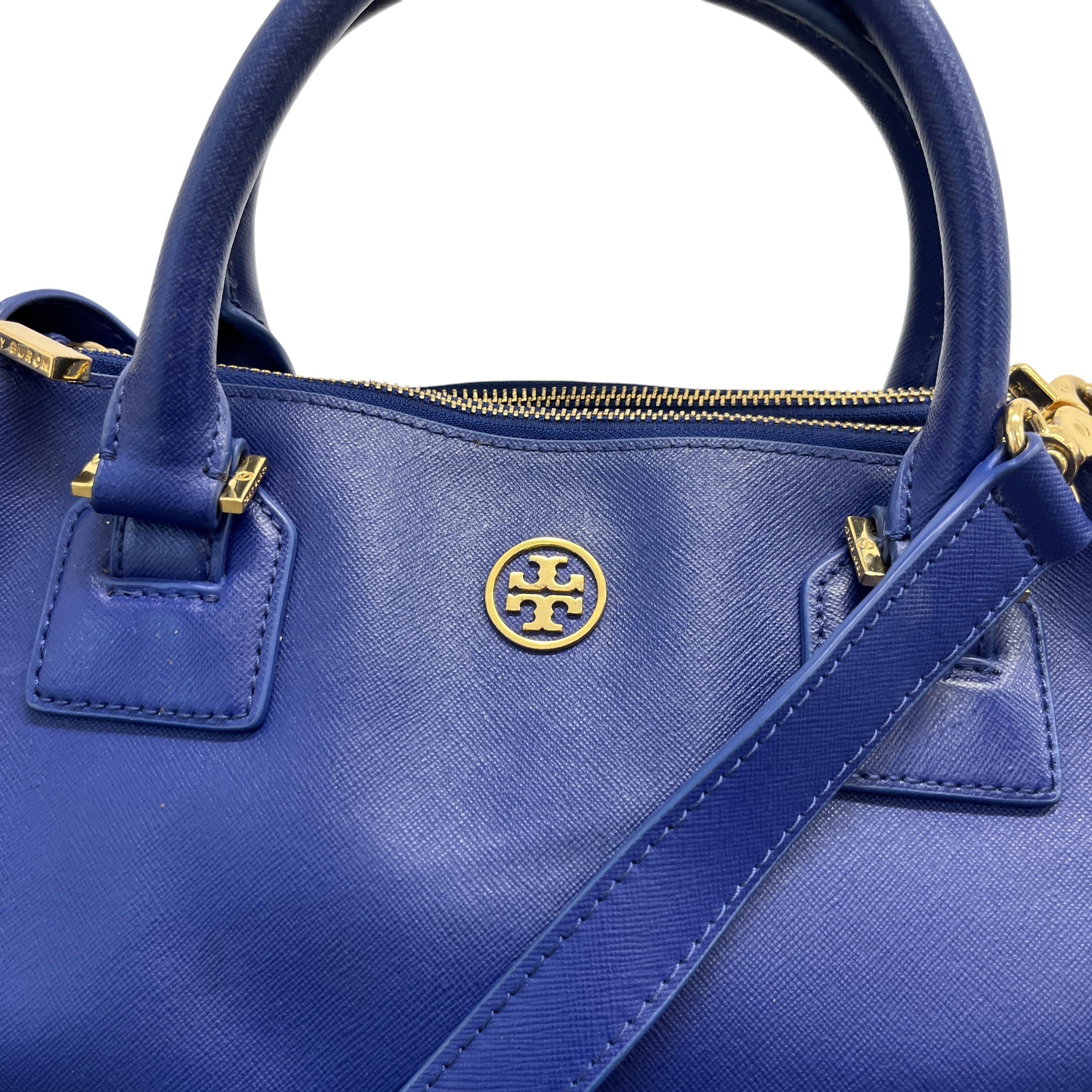 Women's Robinson Double Zip Handbag Blue