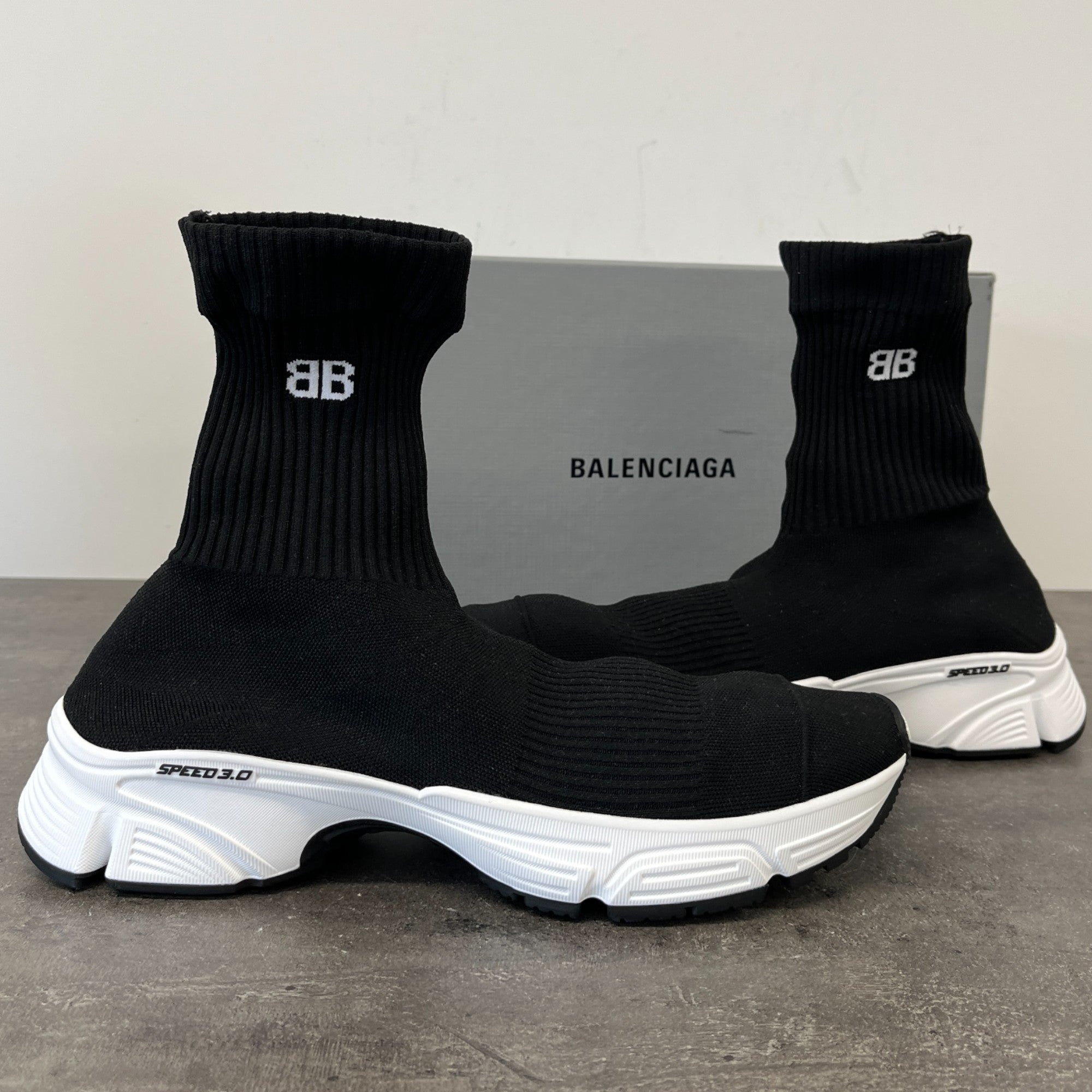 Men's Speed Sock 3.0 High Trainers Black Size EU 42 / UK 8