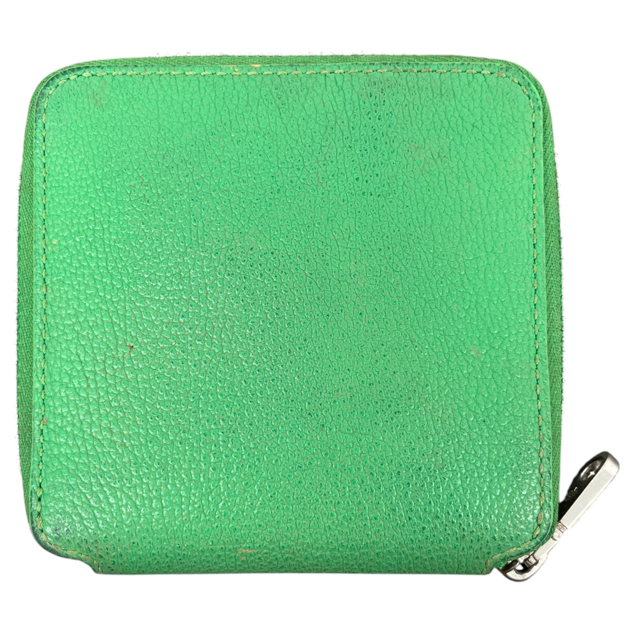 Women's Grained Leather Wallet Green