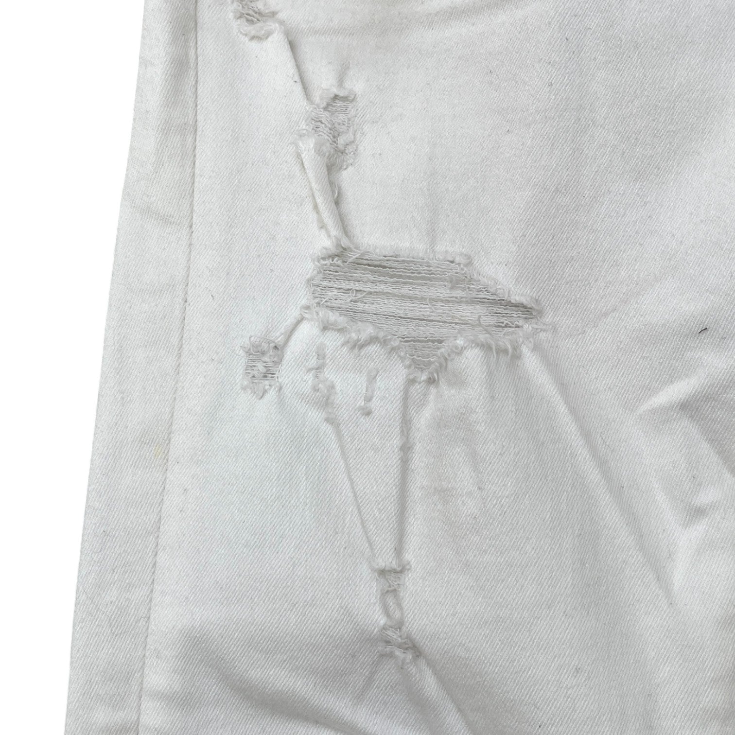 Men's Mx1 Distressed Jeans White Size Waist 32"