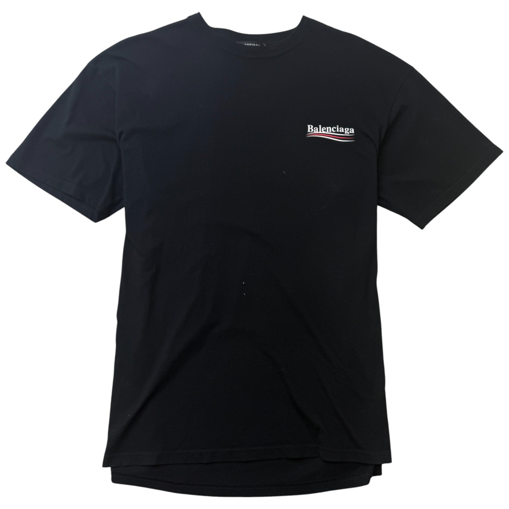 Men's Political Campaign T-Shirt Black Size M