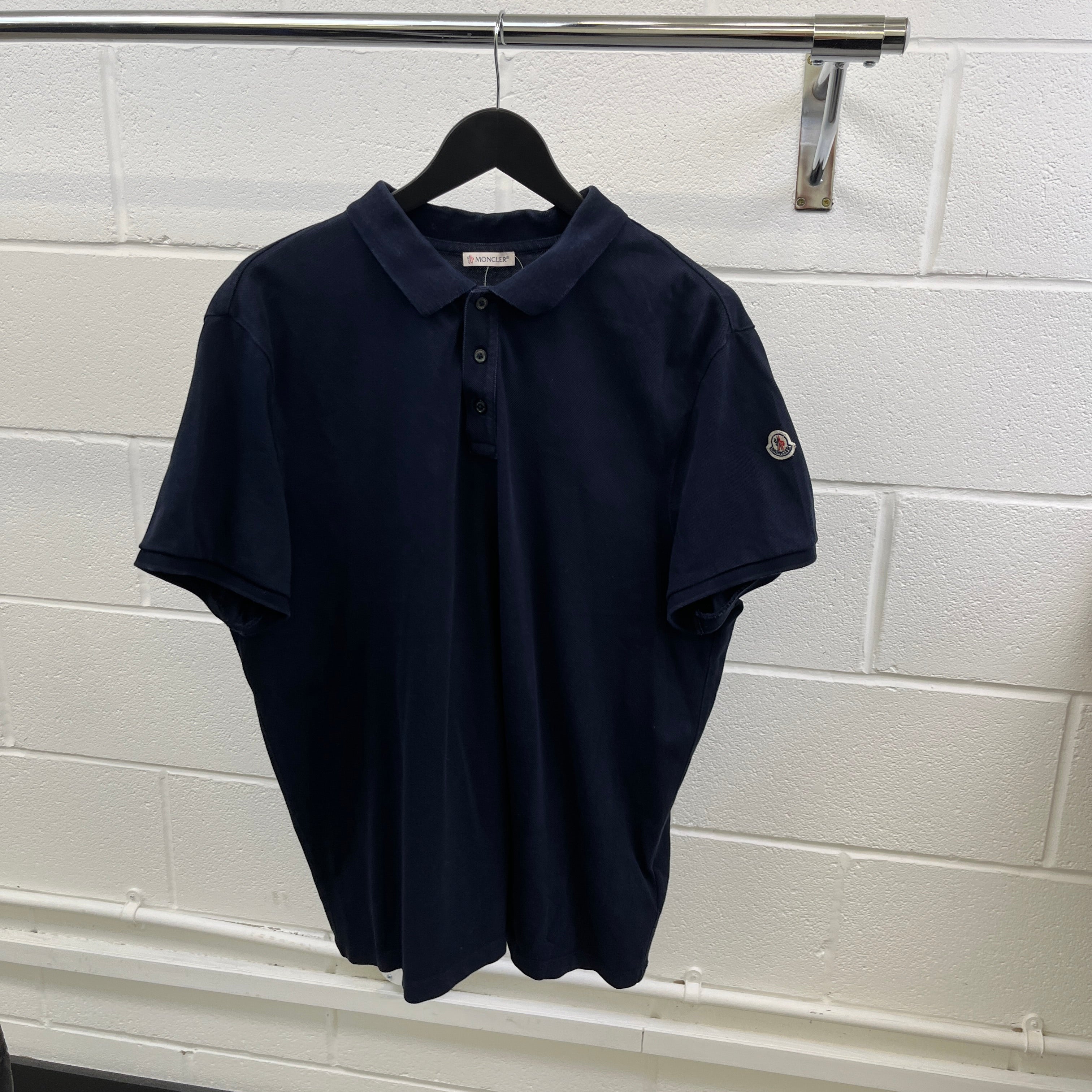 Men's Maglia Polo Shirt Navy Size XXL