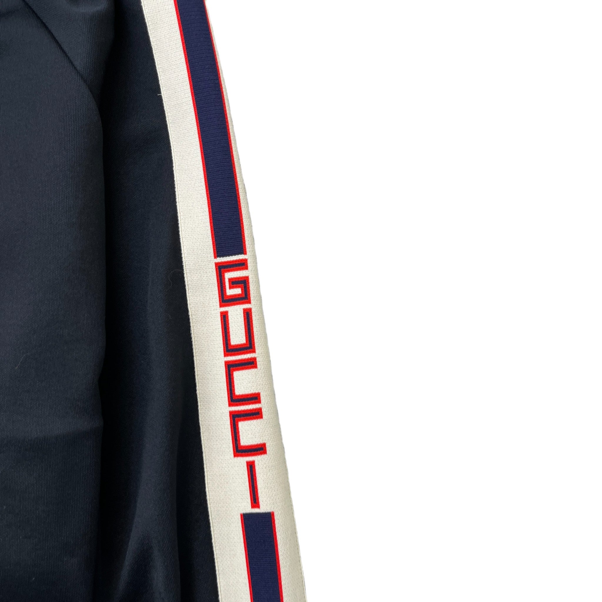 Men's Tape Logo Track Jacket Black Size S