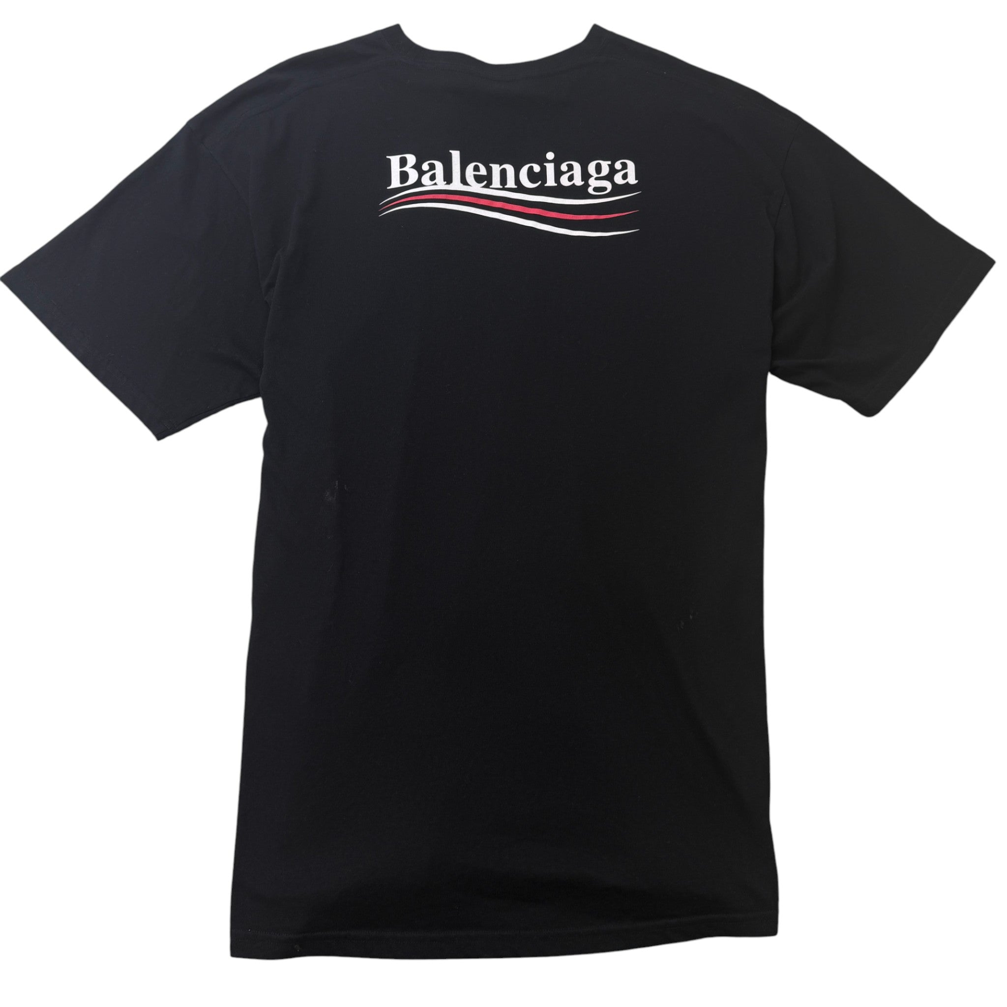 Men's Political Campaign T-Shirt Black Size M