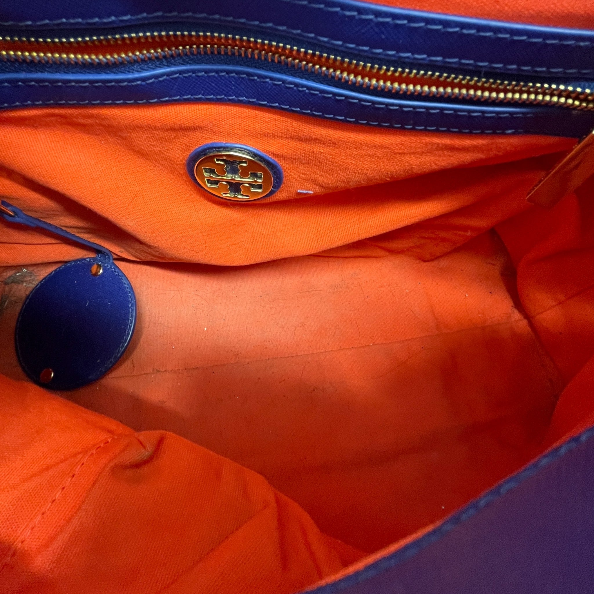 Women's Robinson Double Zip Handbag Blue