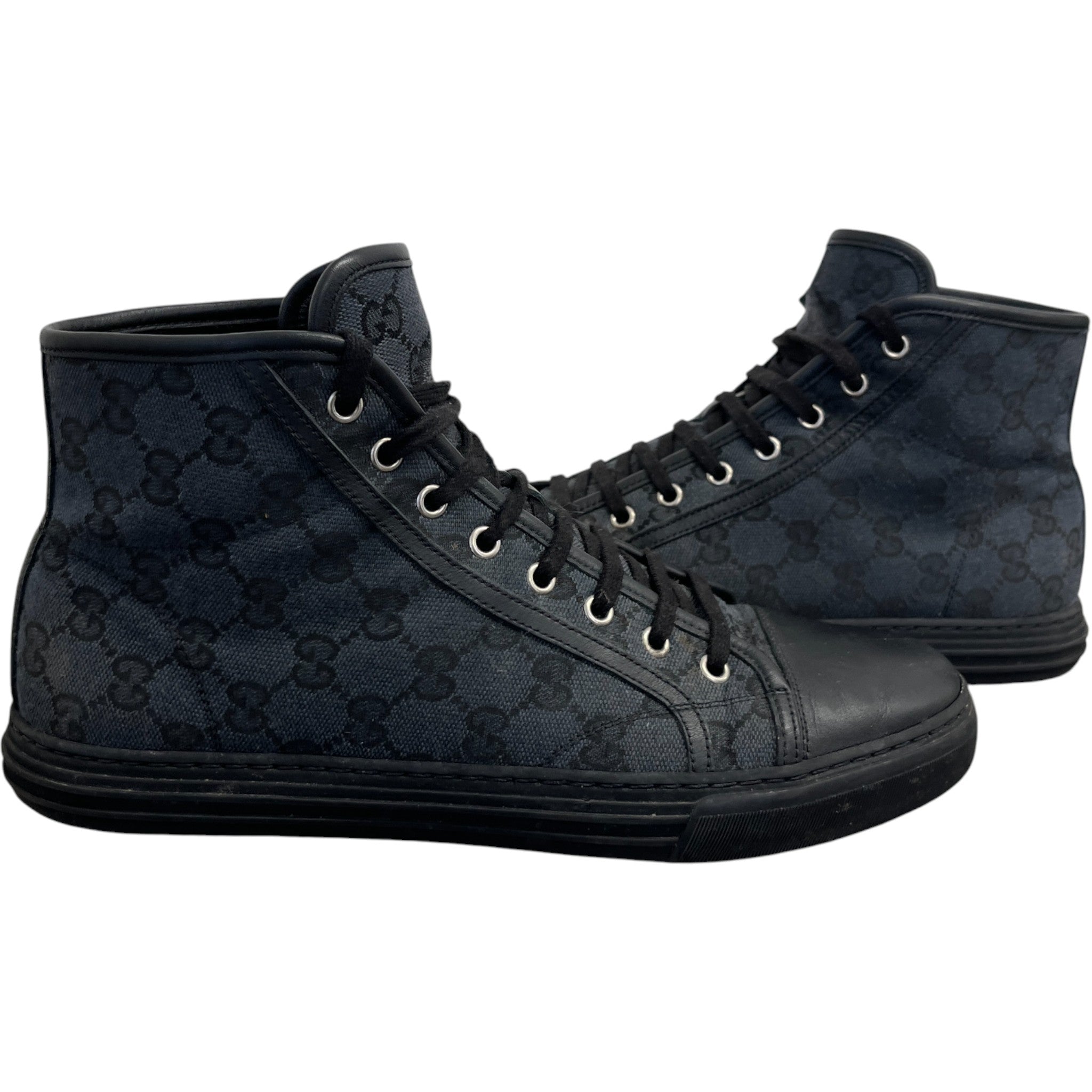 Men's Gg Supreme High Trainers Black Size EU 42 / UK 8