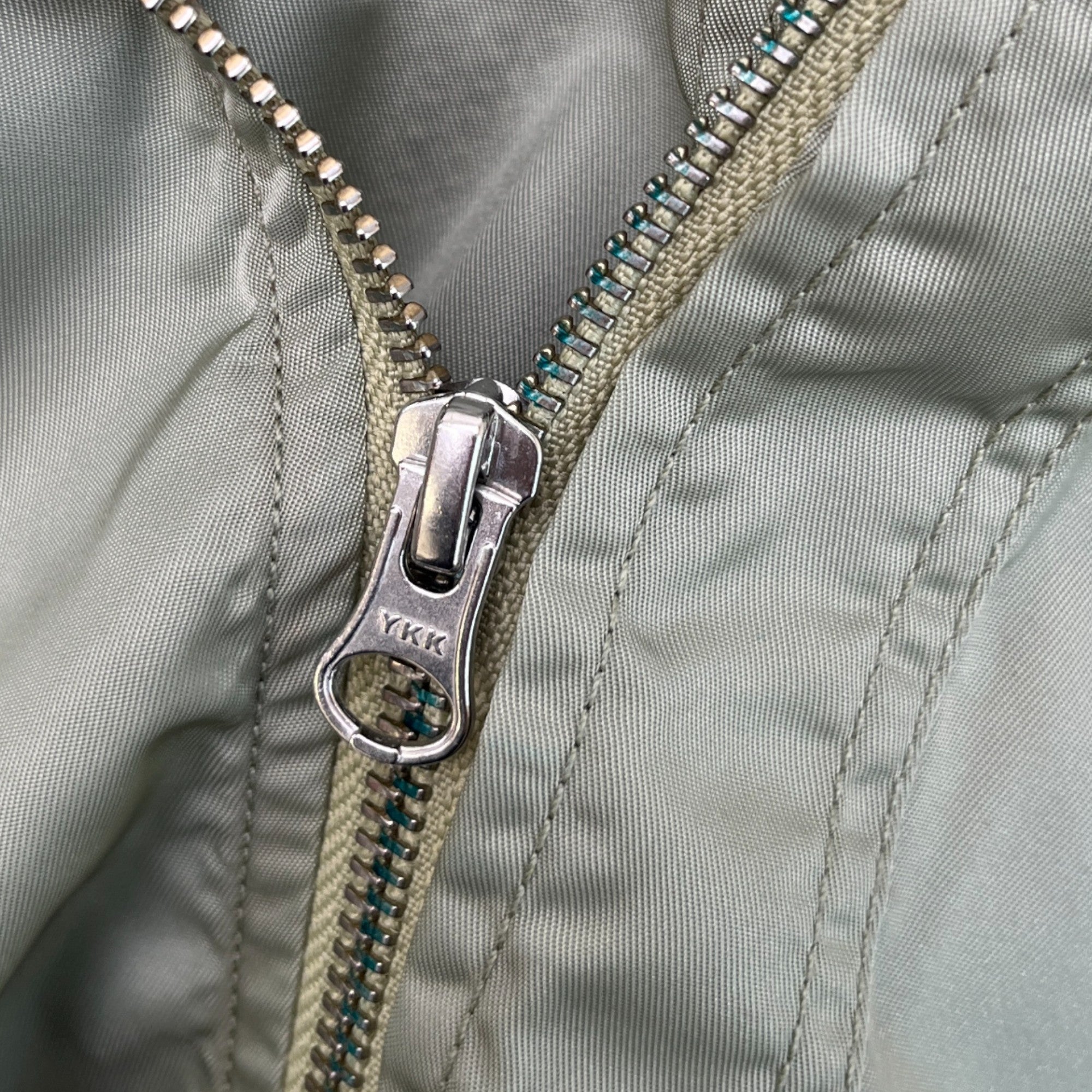 Men's Mm6 Long Bomber Jacket Green Size XL