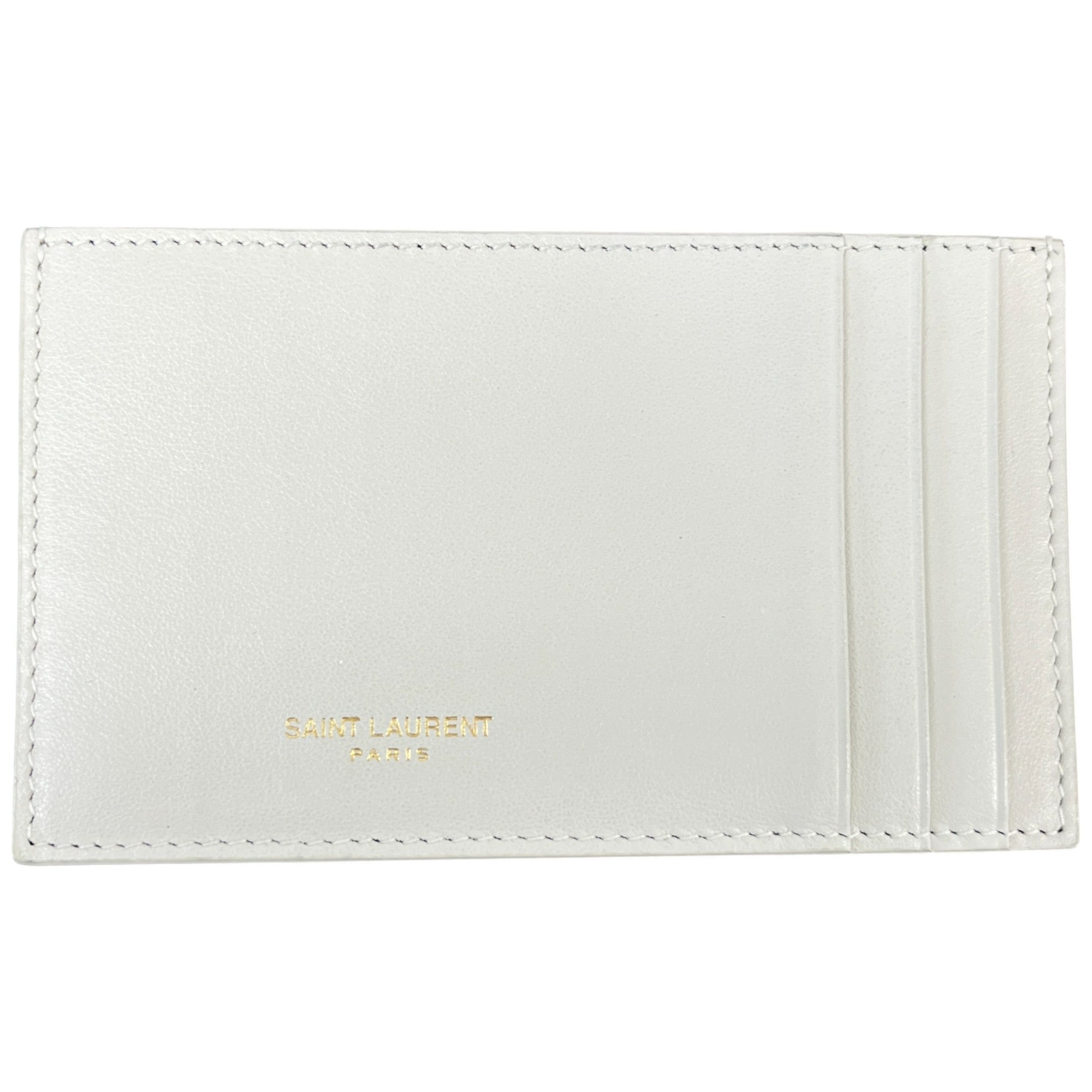 Women's Logo Print Card Holder Cream