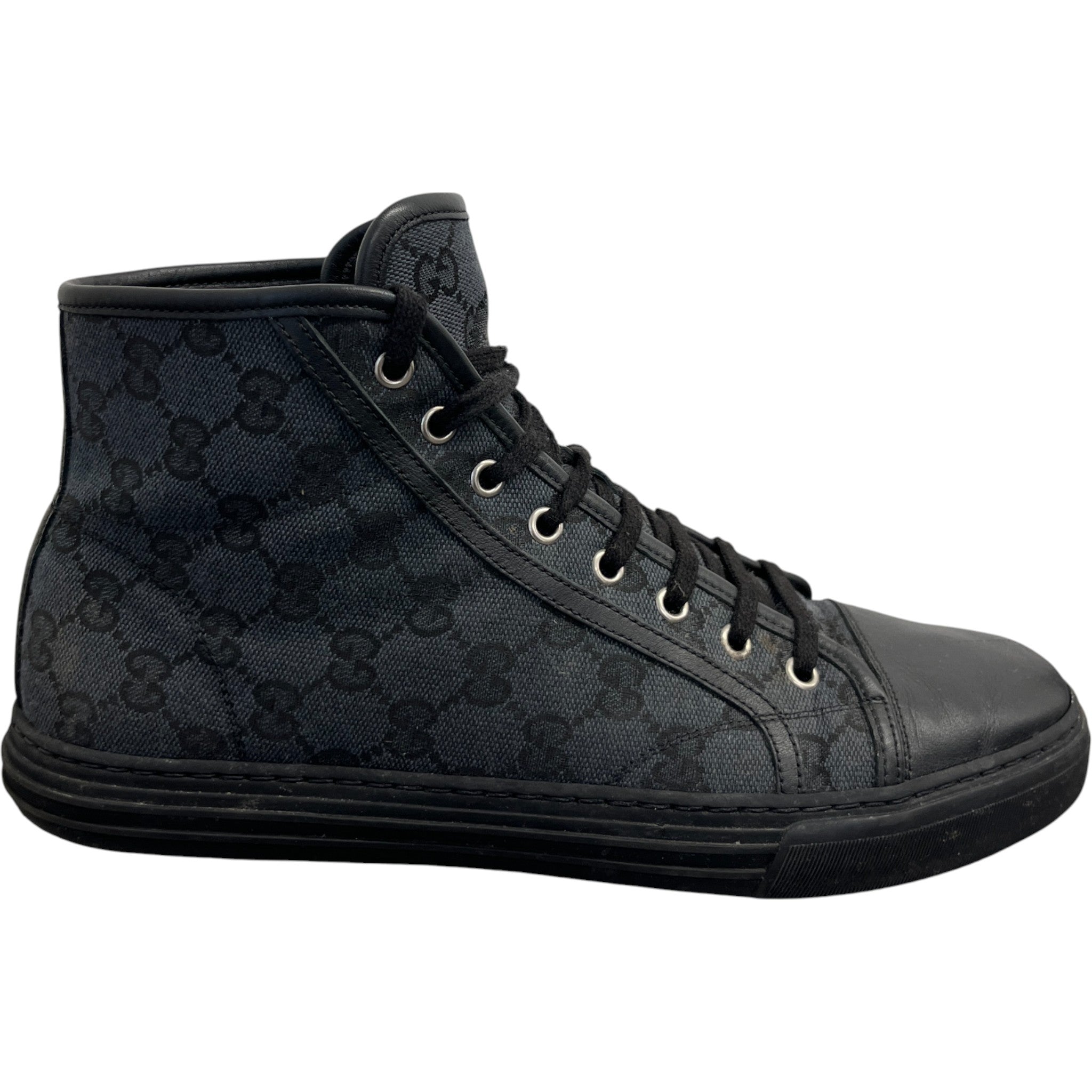 Men's Gg Supreme High Trainers Black Size EU 42 / UK 8