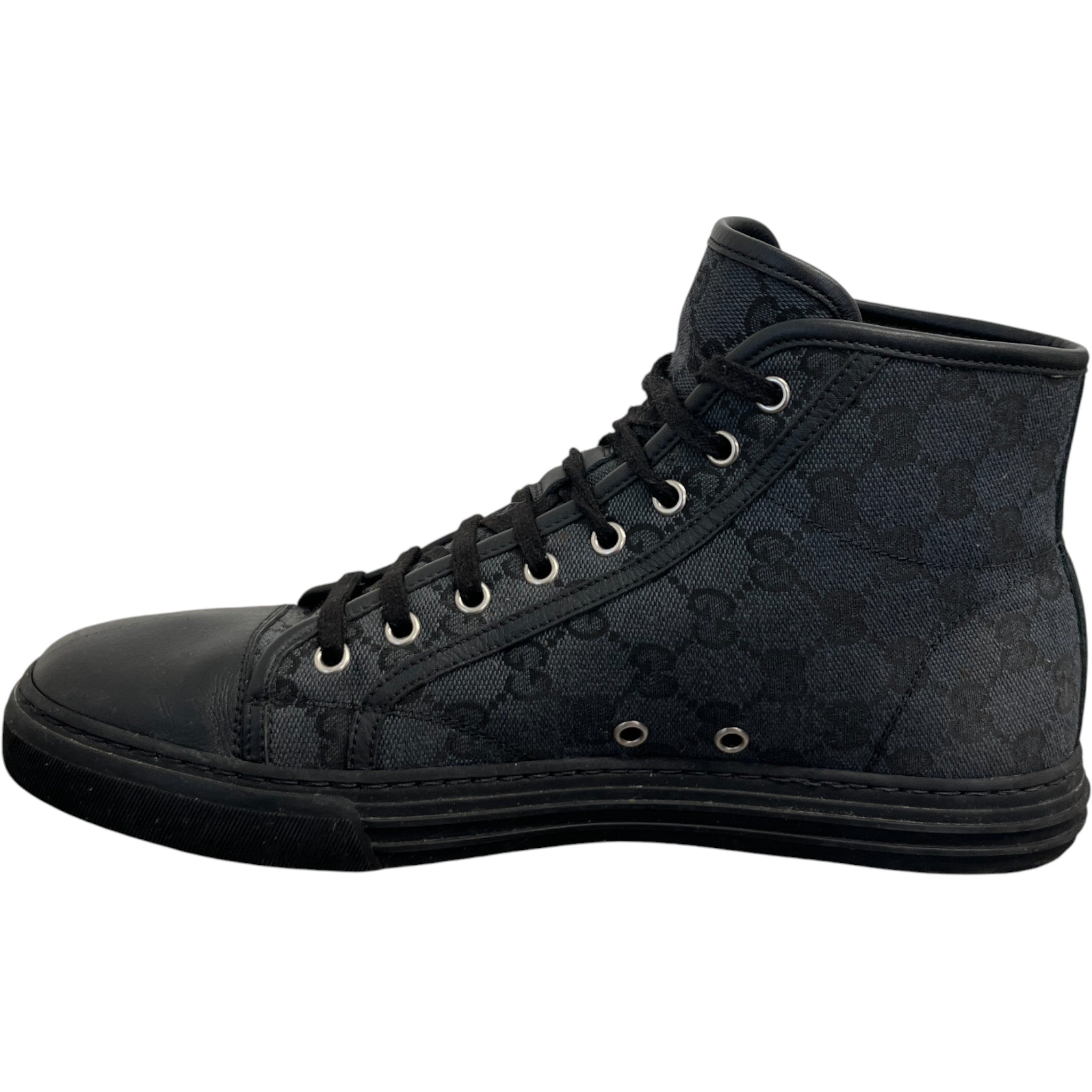 Men's Gg Supreme High Trainers Black Size EU 42 / UK 8