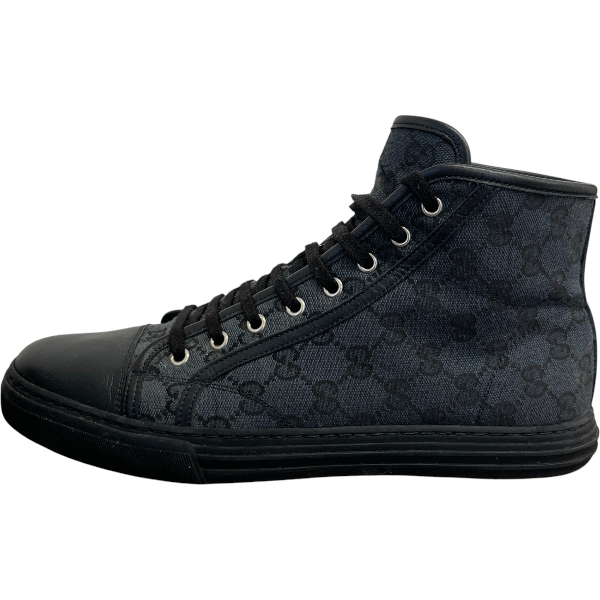 Men's Gg Supreme High Trainers Black Size EU 42 / UK 8