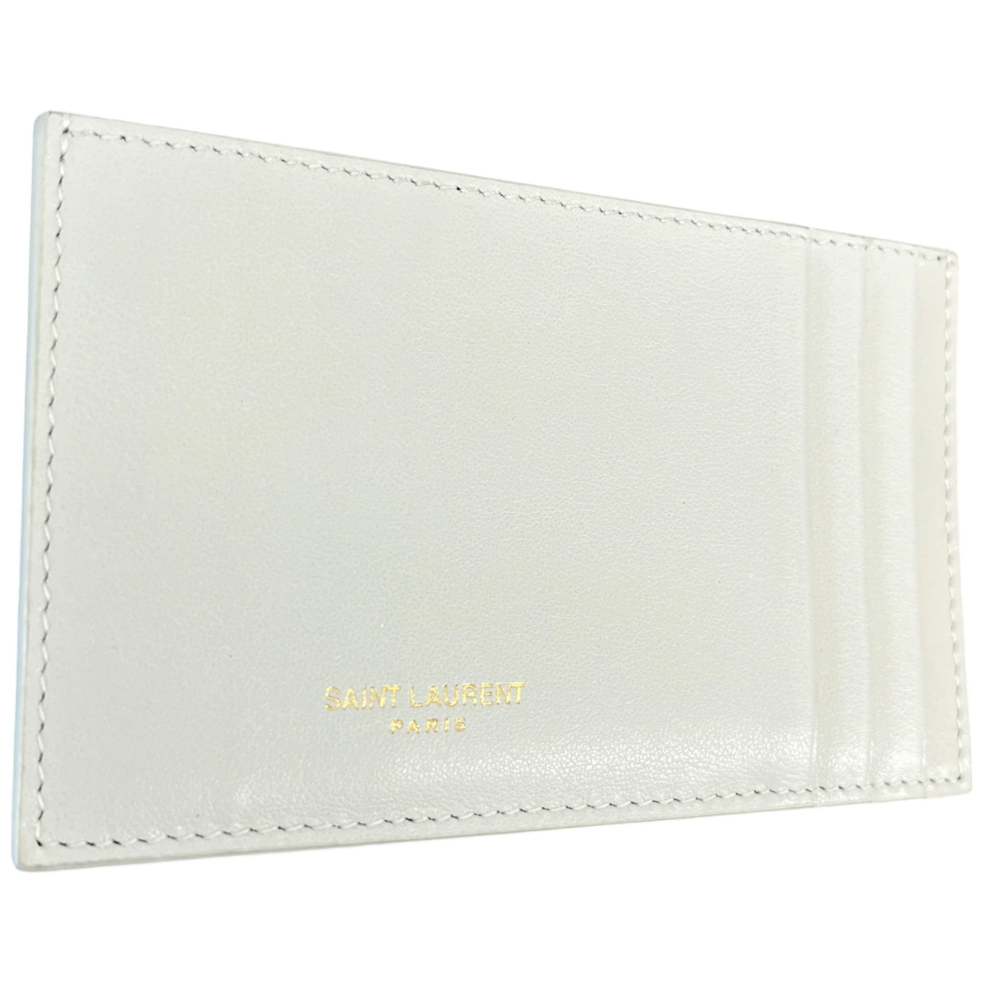 Women's Logo Print Card Holder Cream