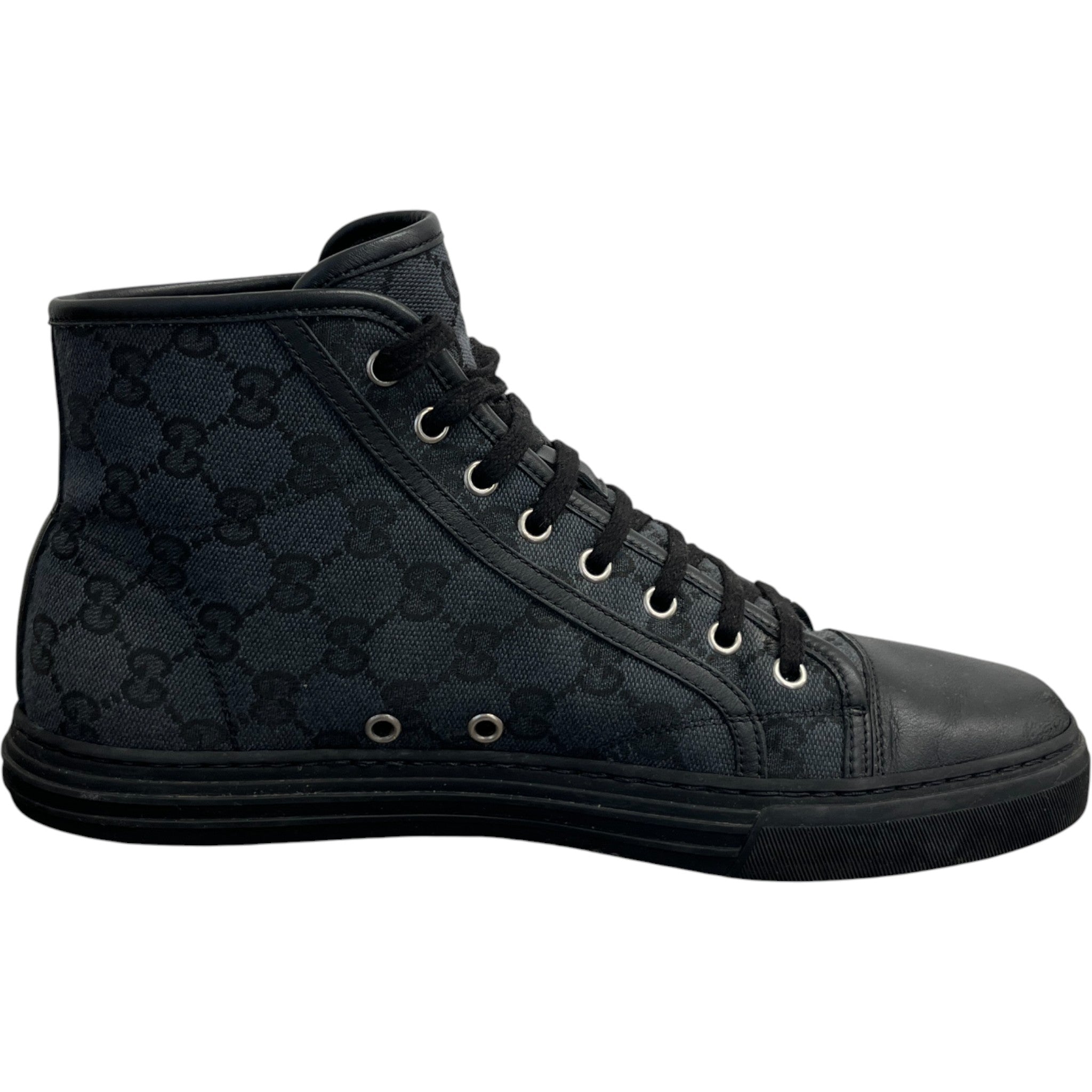 Men's Gg Supreme High Trainers Black Size EU 42 / UK 8