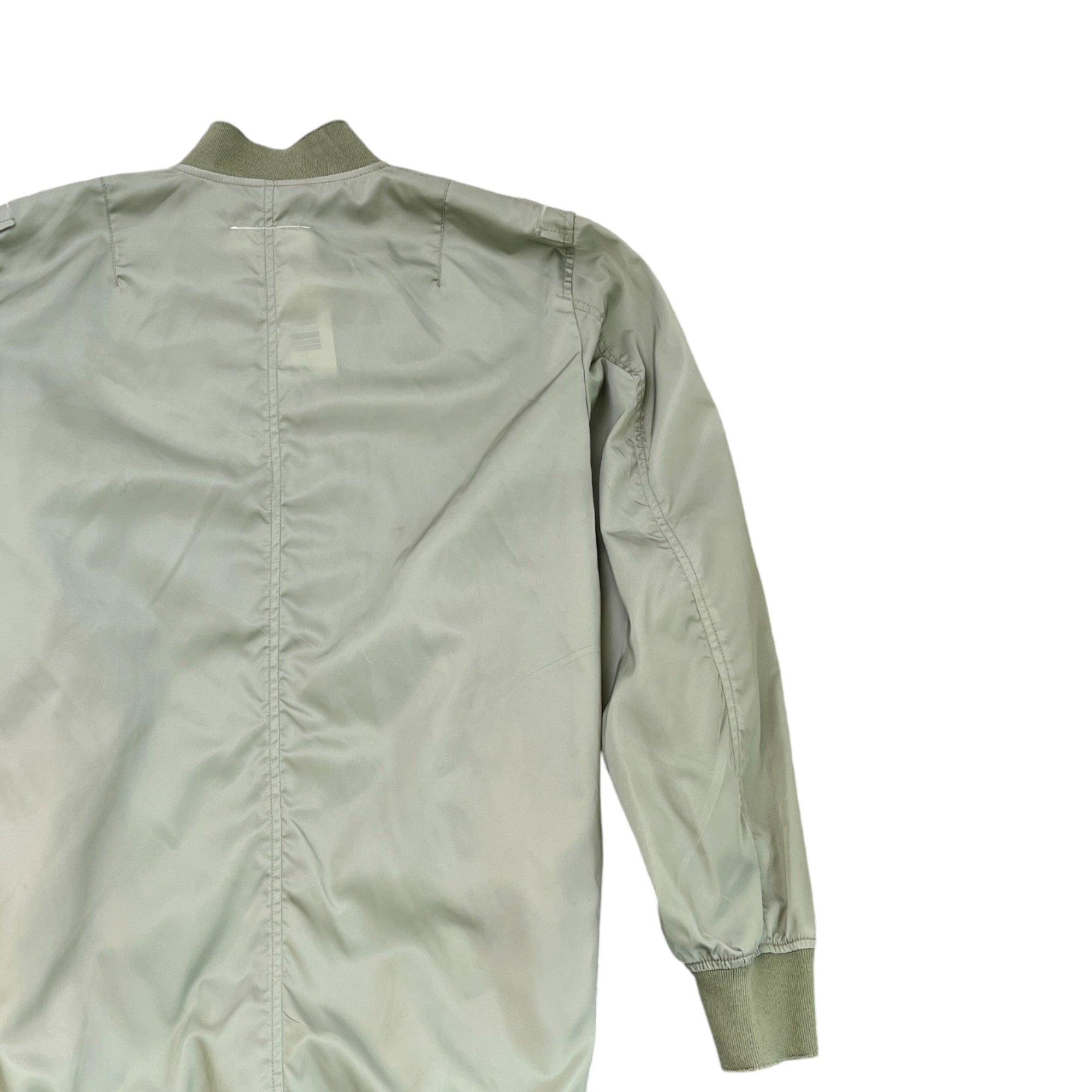 Men's Mm6 Long Bomber Jacket Green Size XL