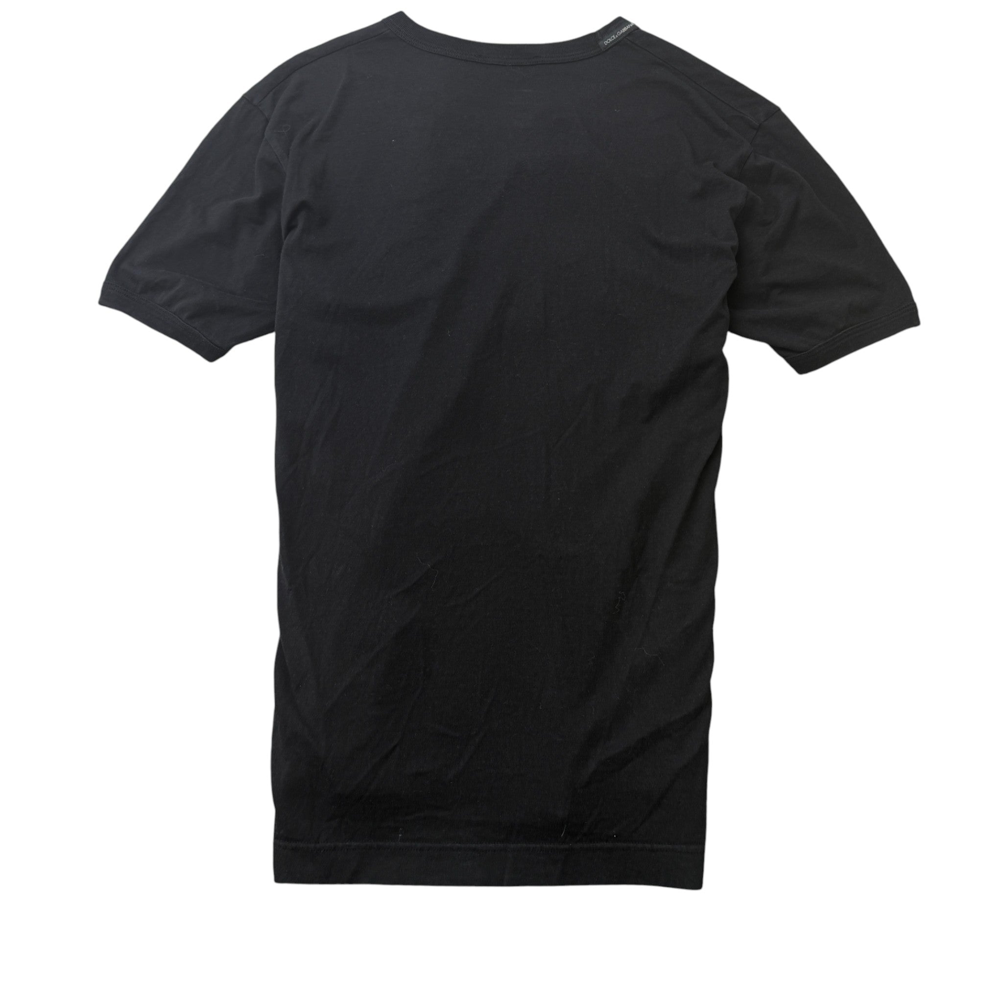 Men's Printed Logo T-Shirt Black Size IT 48 / UK M