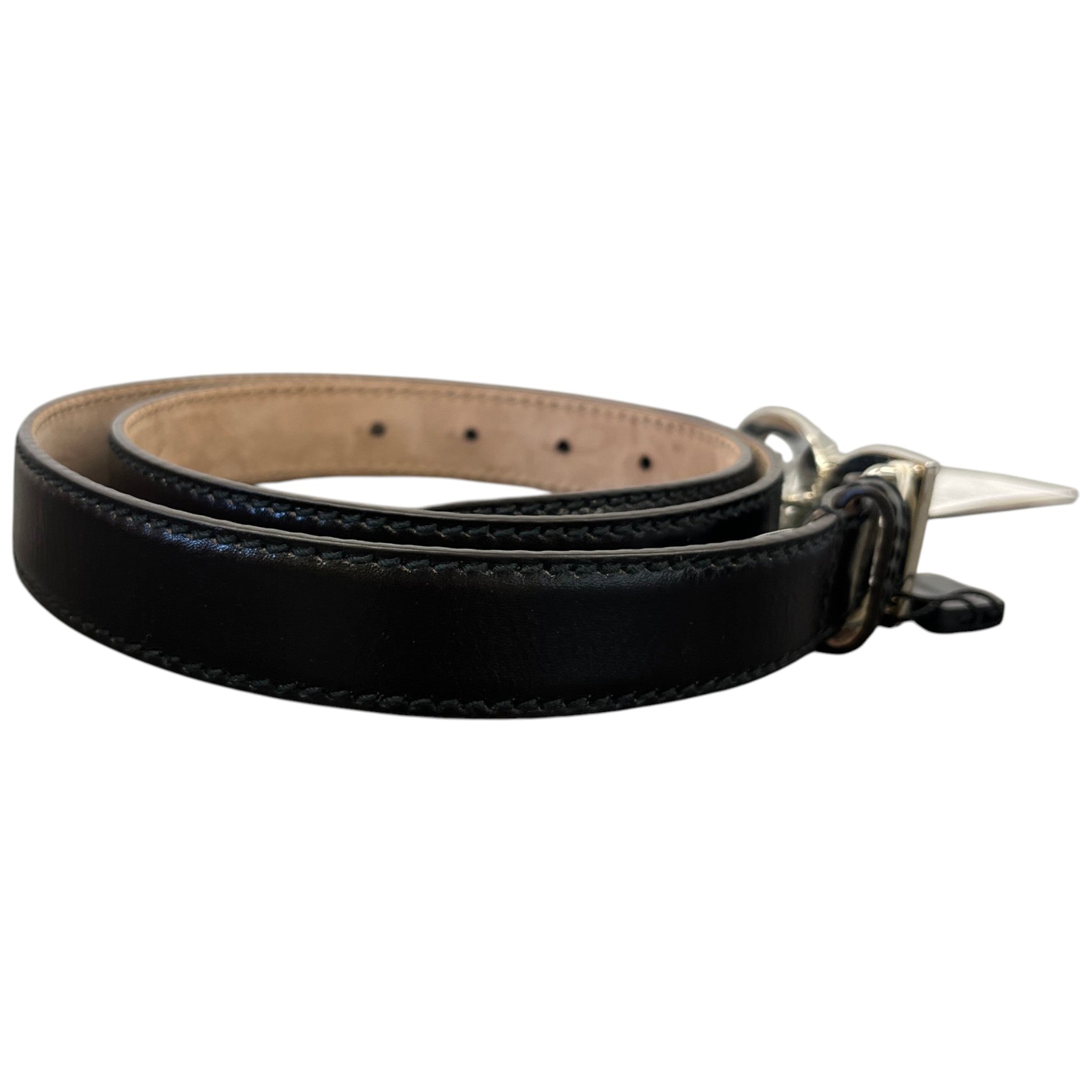 Women's Dg Logo Belt Black Size 85CM / UK 10