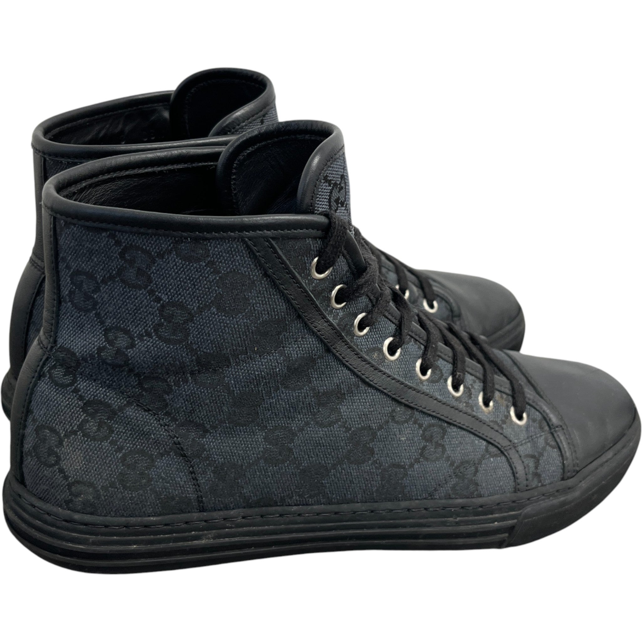 Men's Gg Supreme High Trainers Black Size EU 42 / UK 8