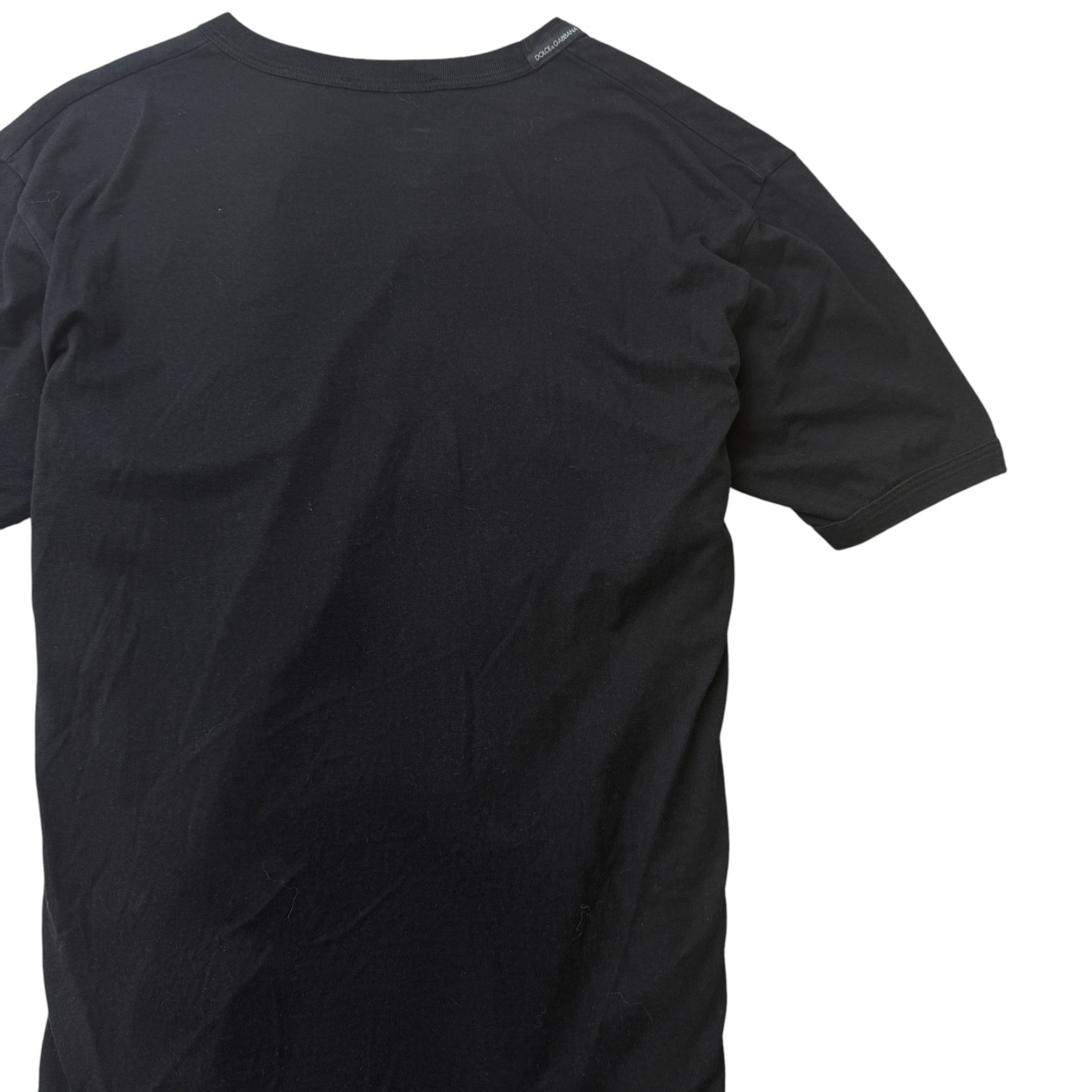 Men's Printed Logo T-Shirt Black Size IT 48 / UK M