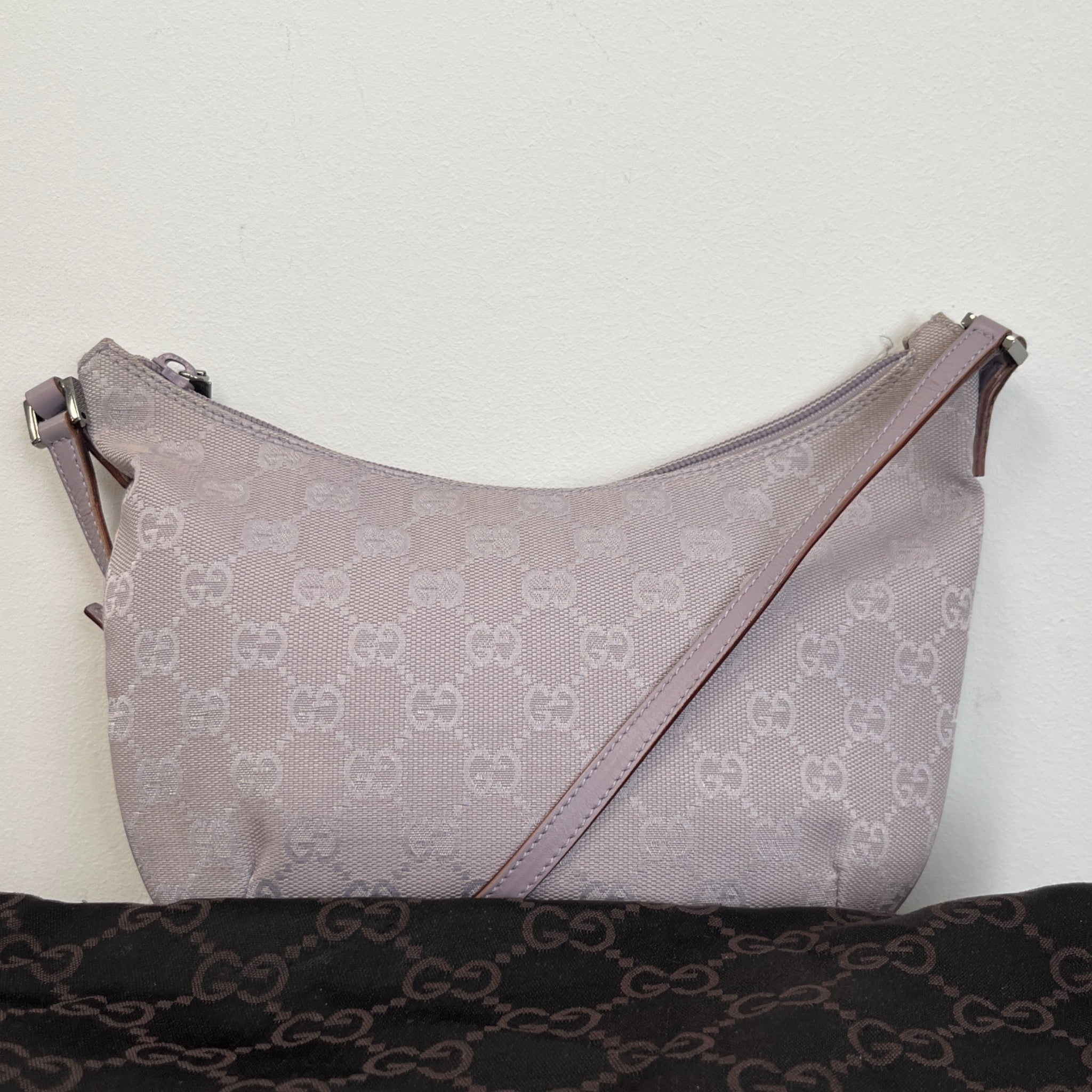 Women's Gg Supreme Pochette Handbag Purple