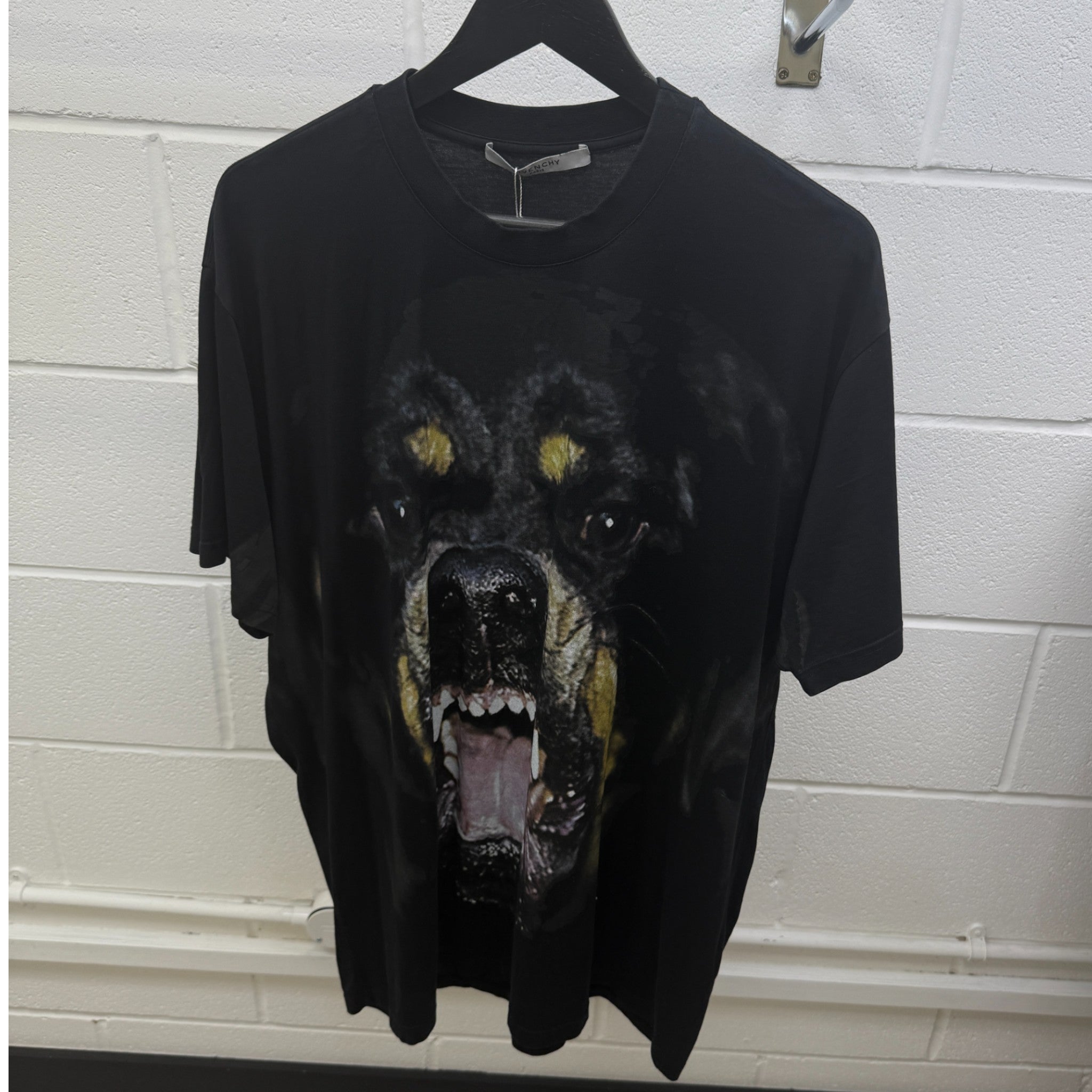 Men's Rottweiler Cloumbian Fit T-Shirt Black Size M