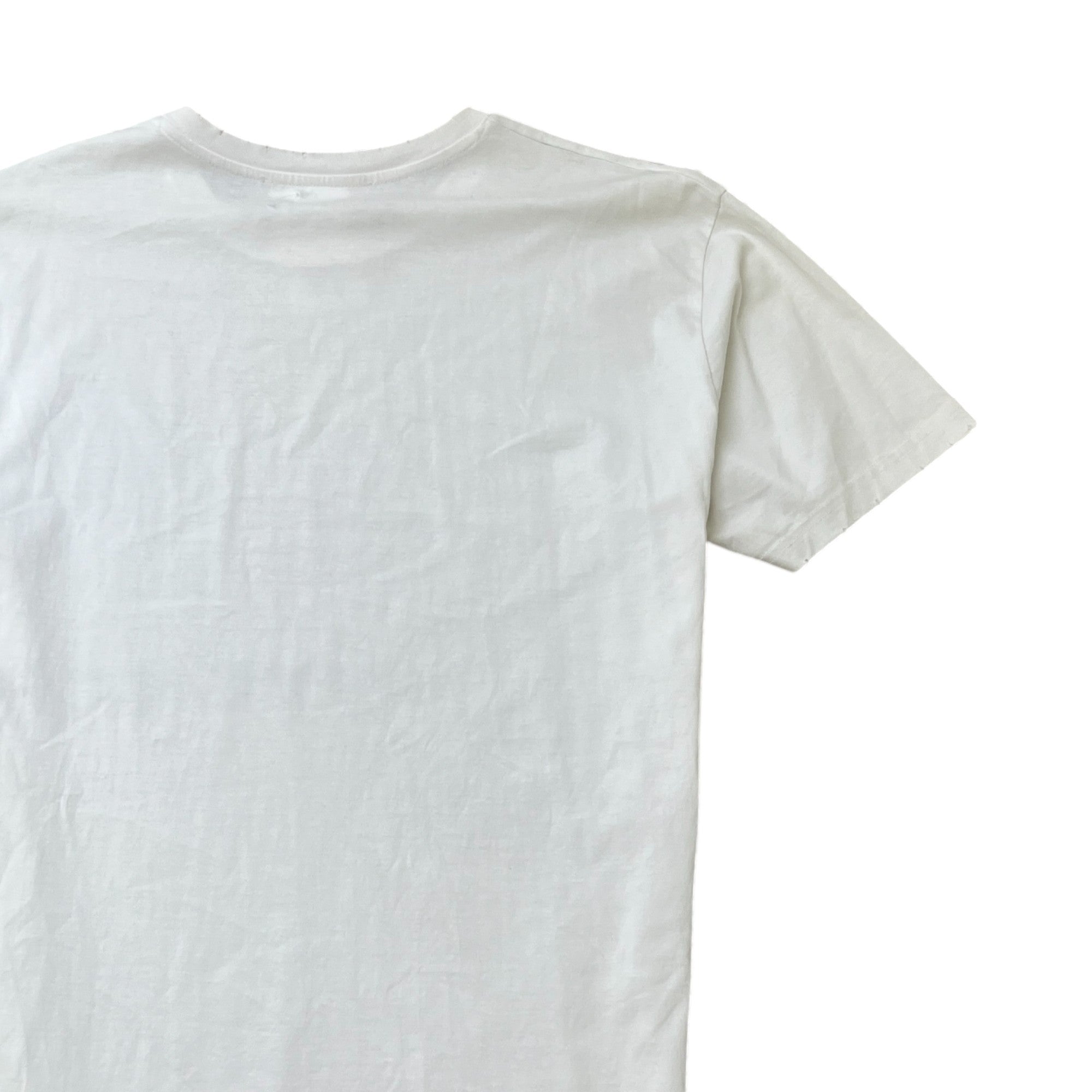 Men's Logo Print T-Shirt White Size L