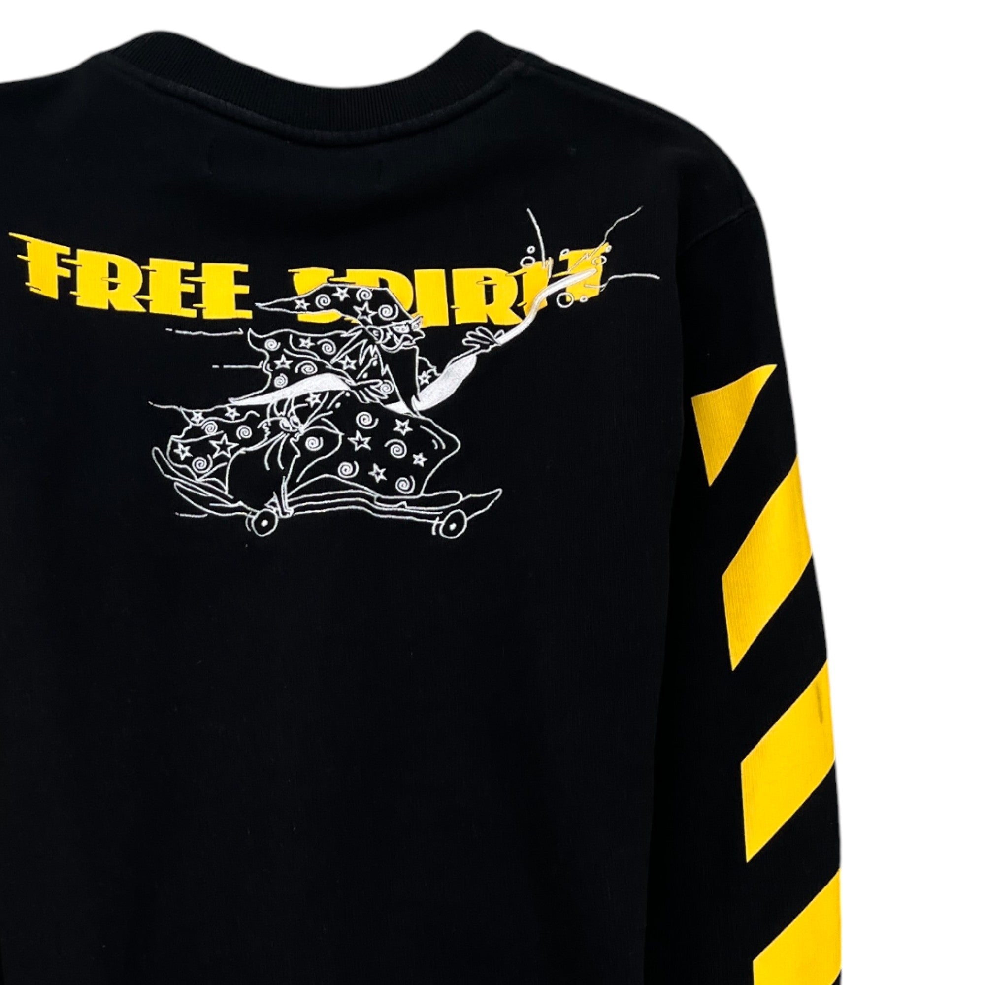 Men's Free Wizard Sweatshirt Black Size XS
