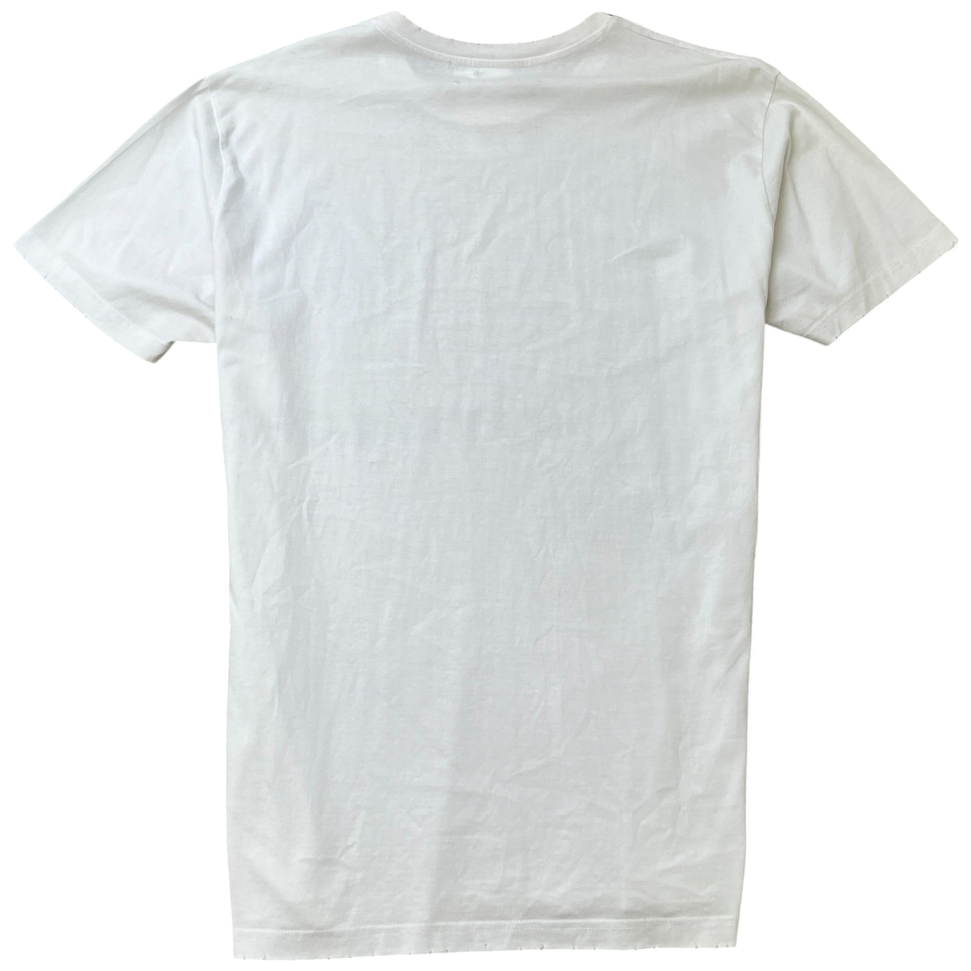 Men's Logo Print T-Shirt White Size L