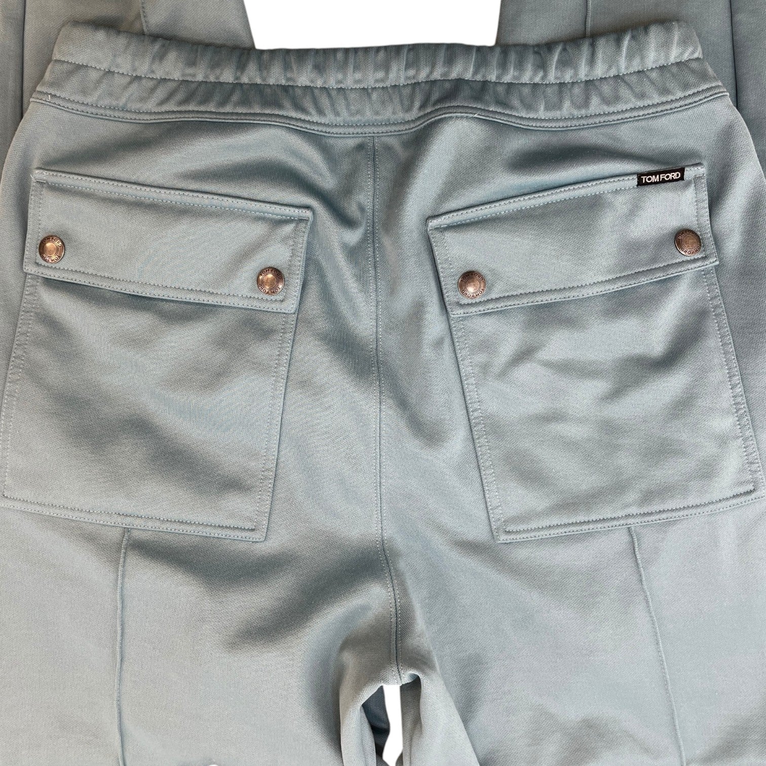 Men's Technical Jersey Joggers Blue Size IT 46 / UK 30