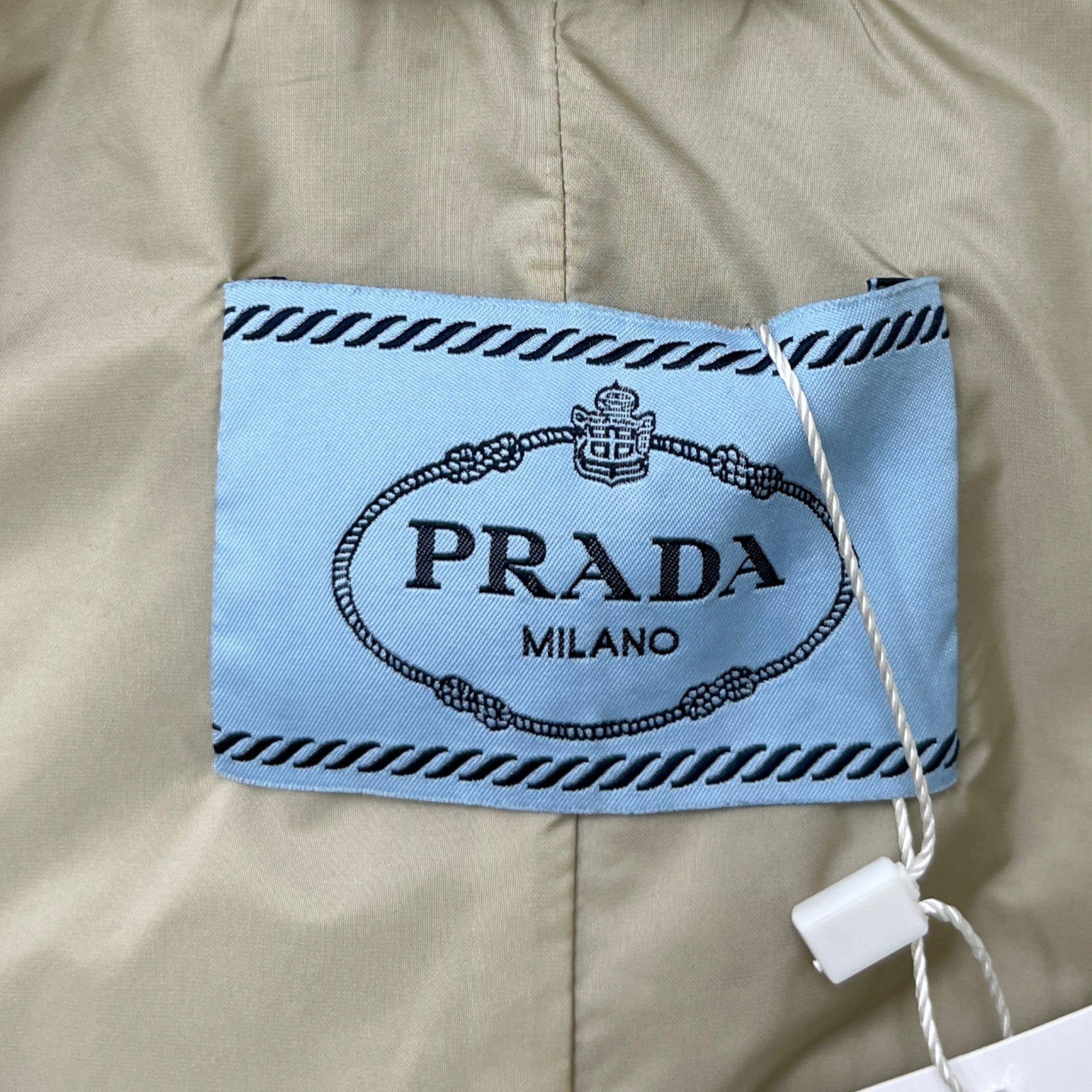 Women's Trench Zip Up Jacket Beige Size IT 38 / UK 6