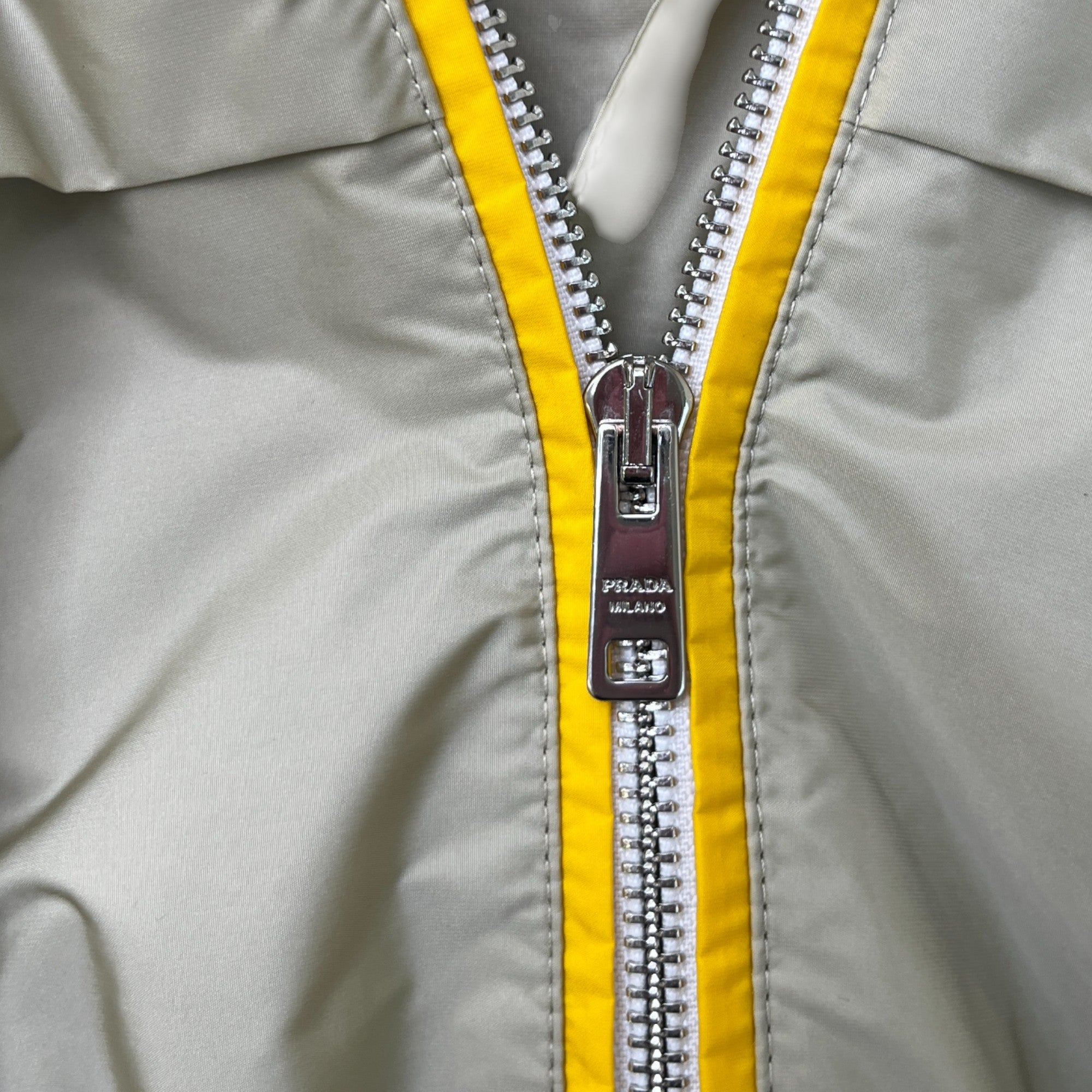 Women's Trench Zip Up Jacket Beige Size IT 38 / UK 6