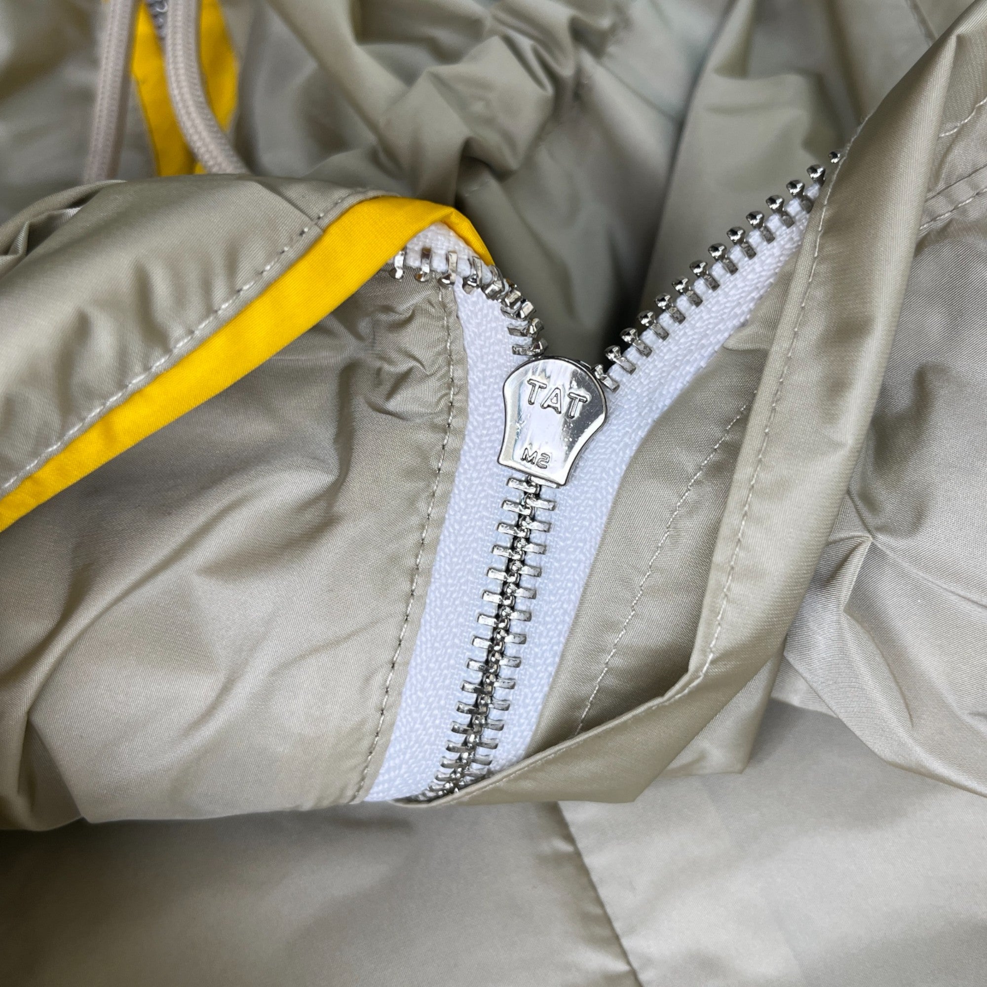 Women's Trench Zip Up Jacket Beige Size IT 38 / UK 6