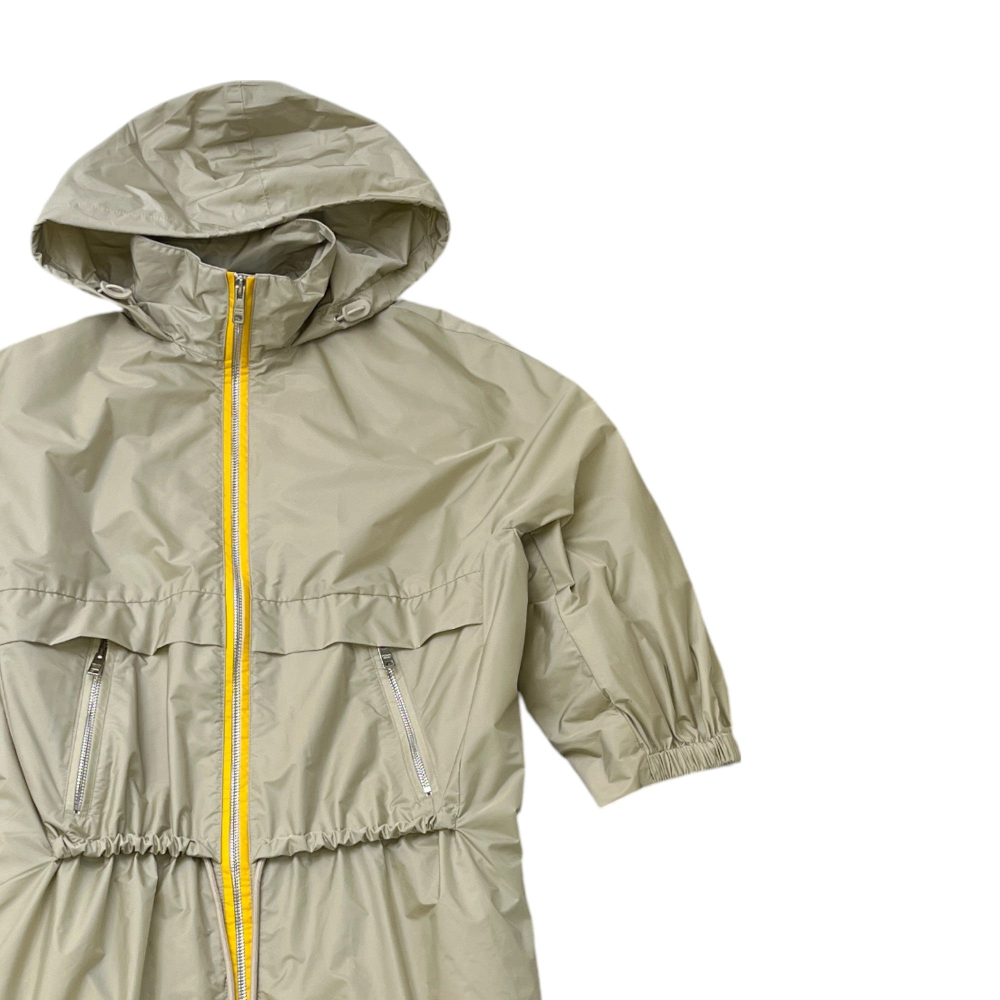 Women's Trench Zip Up Jacket Beige Size IT 38 / UK 6