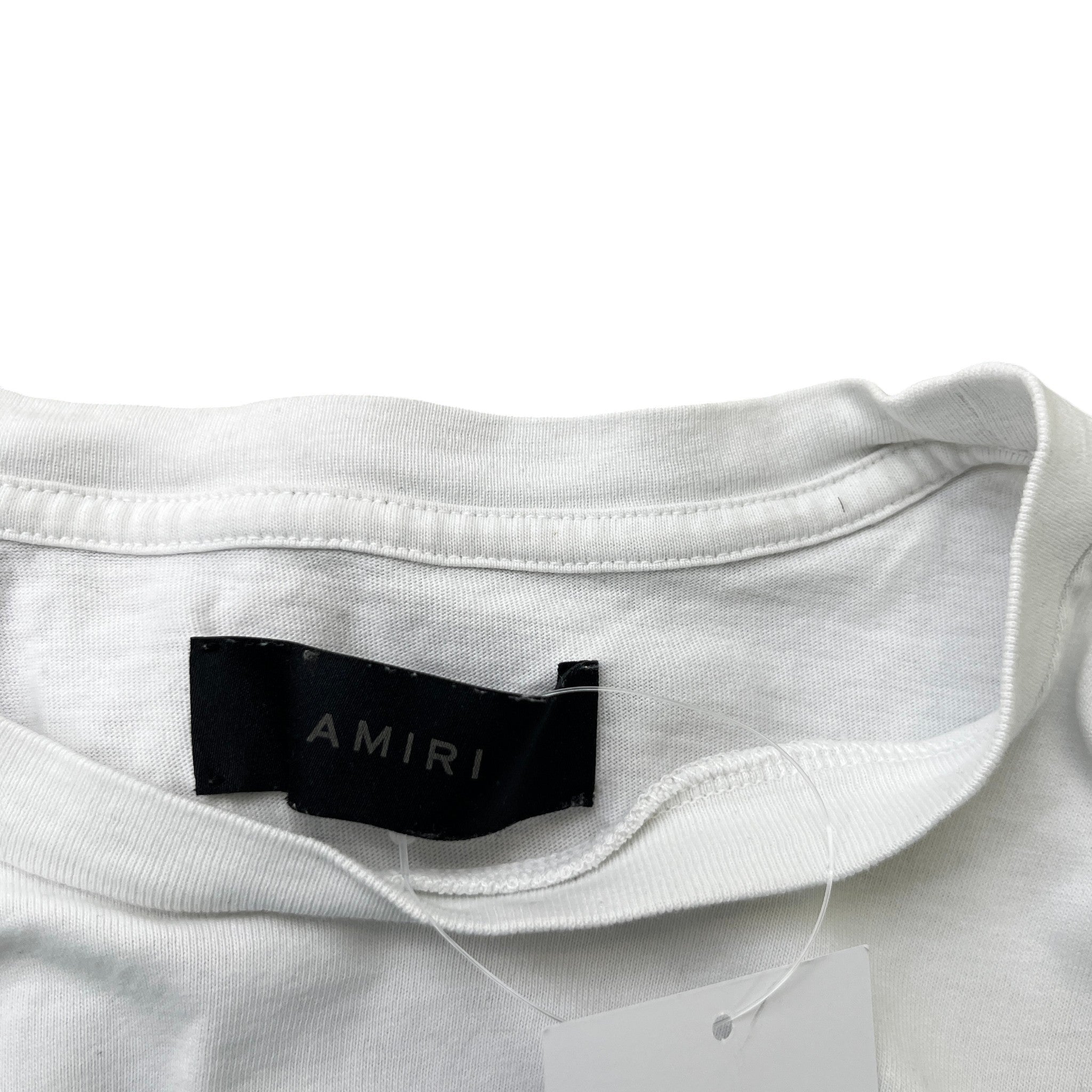 Men's Logo Print T-Shirt White Size L