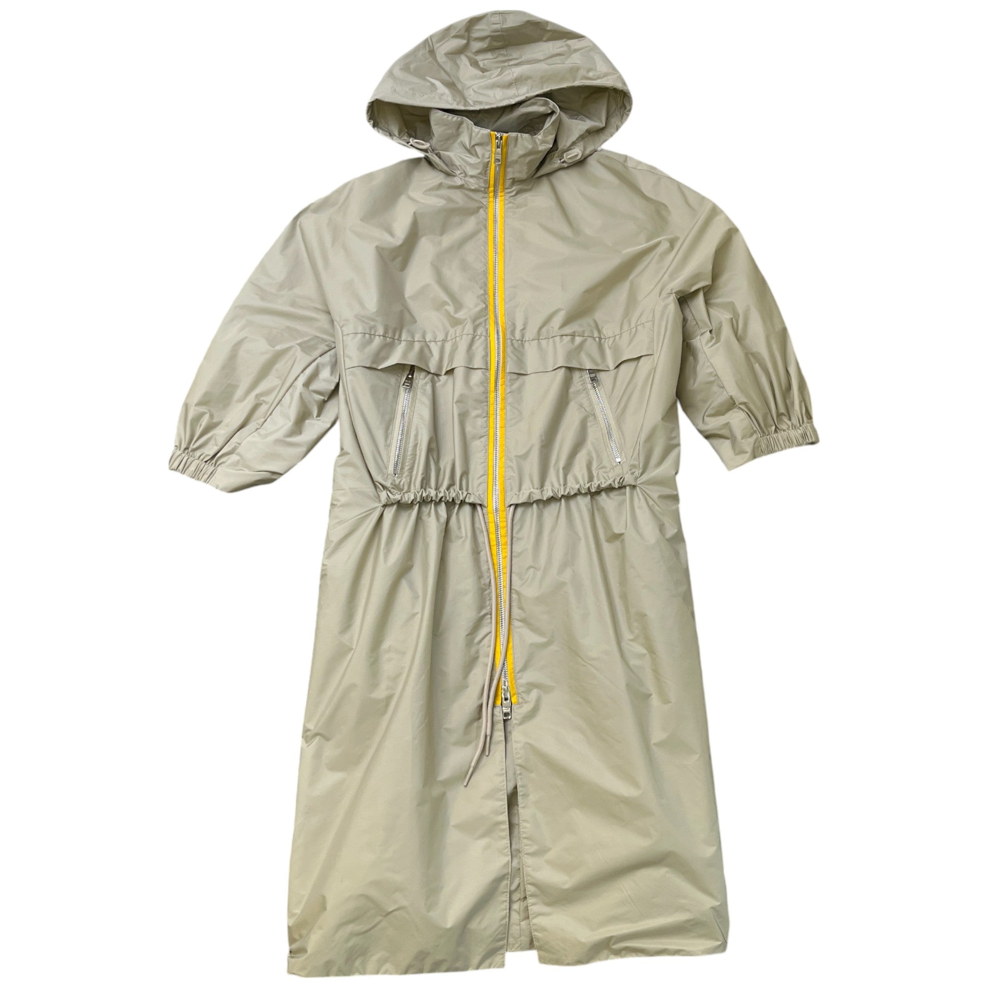 Women's Trench Zip Up Jacket Beige Size IT 38 / UK 6