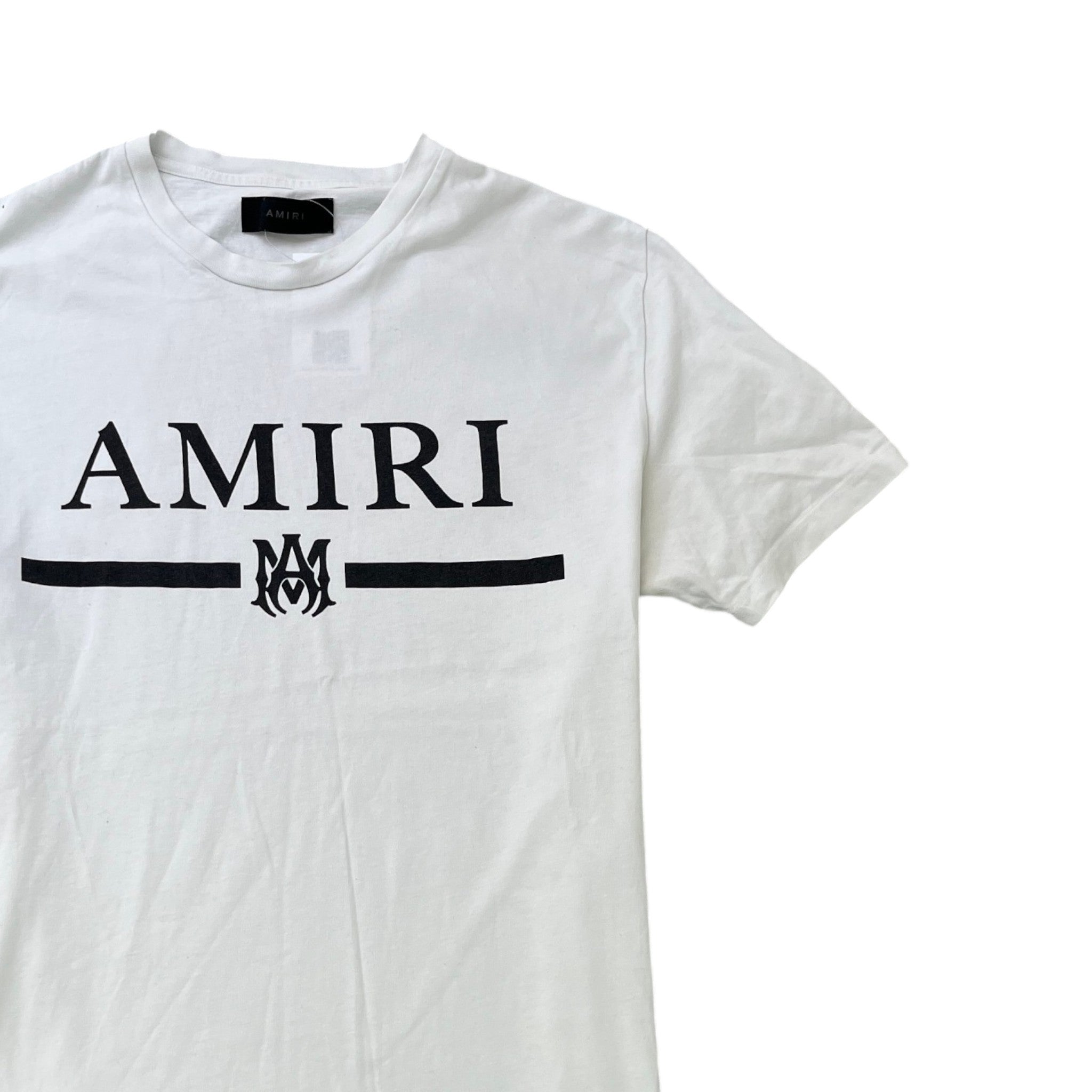 Men's Logo Print T-Shirt White Size L