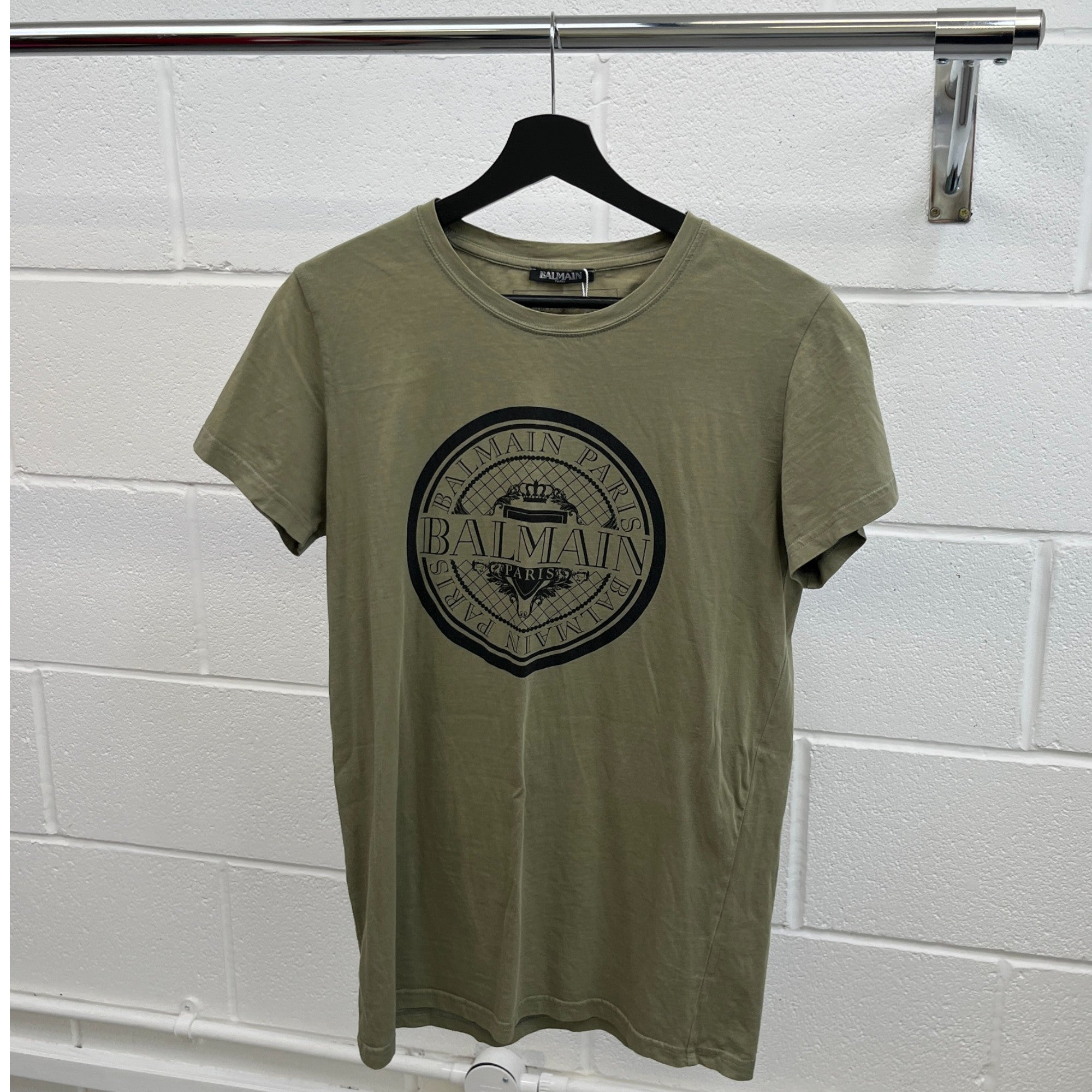 Men's Circle Logo T-Shirt Khaki Size XS