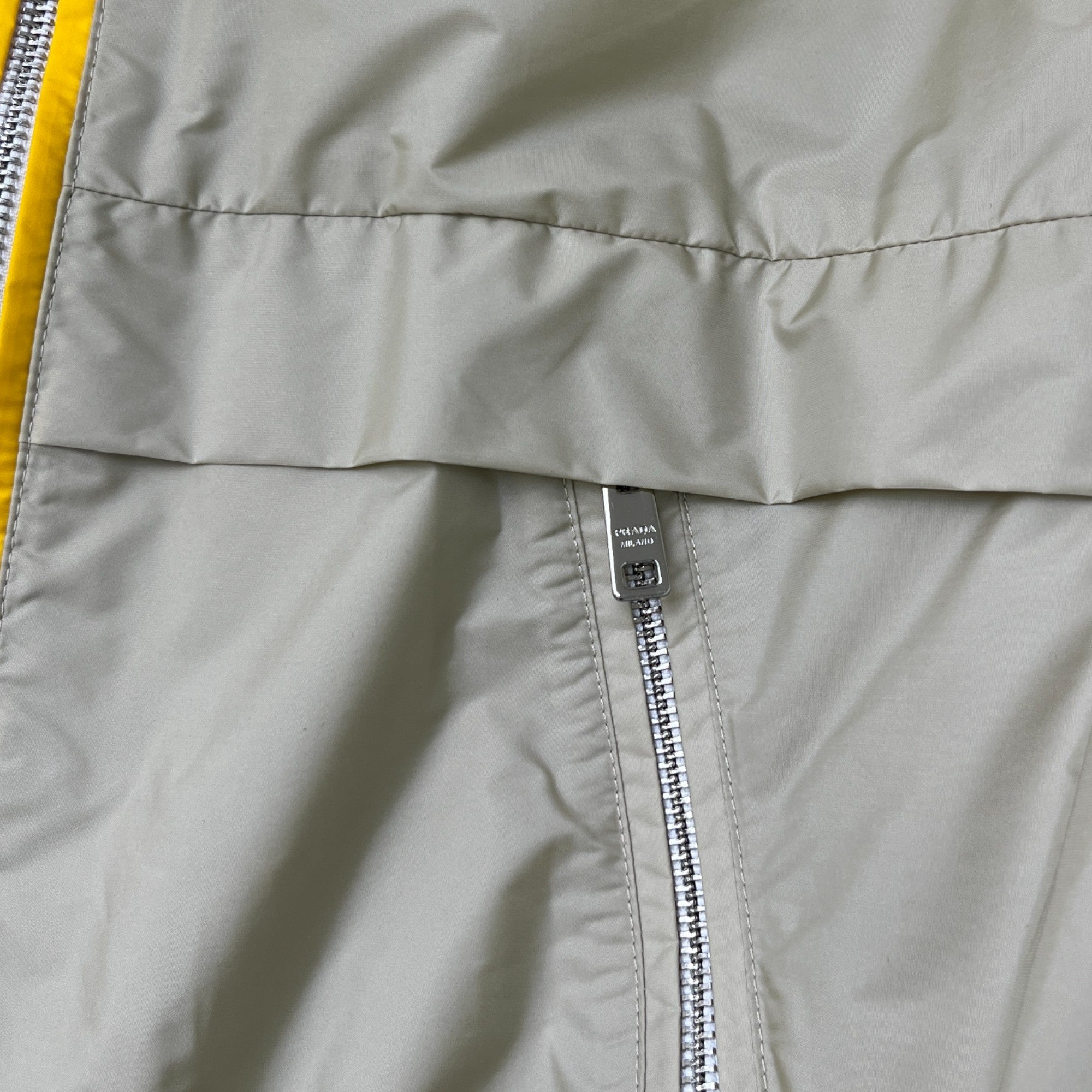 Women's Trench Zip Up Jacket Beige Size IT 38 / UK 6