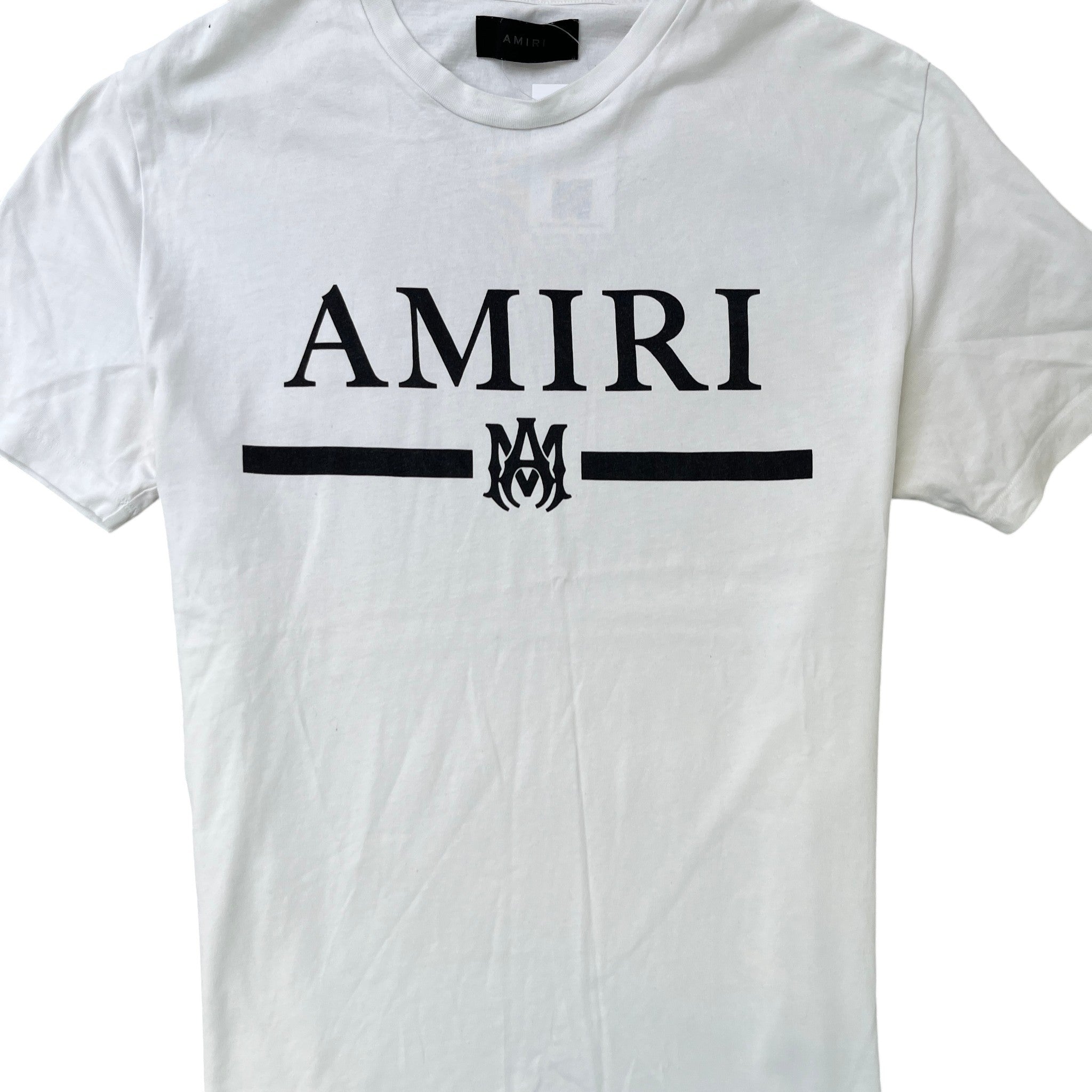Men's Logo Print T-Shirt White Size L