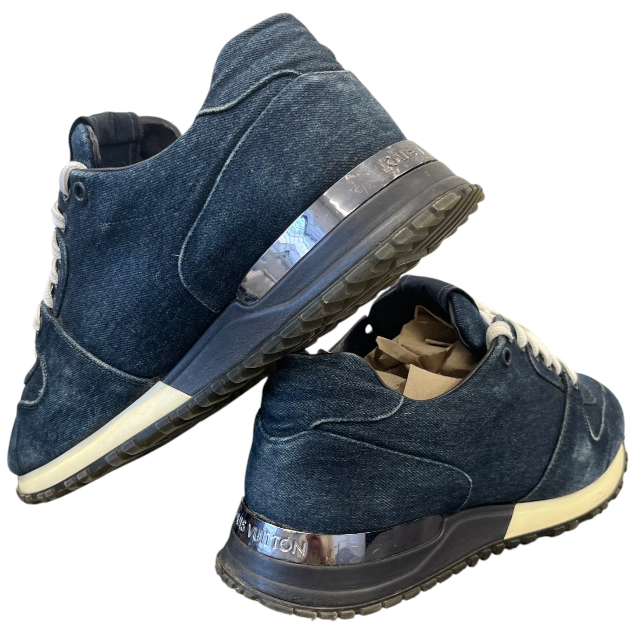 Men's Run Away Low Trainers Navy Size EU 42.5 / UK 8.5