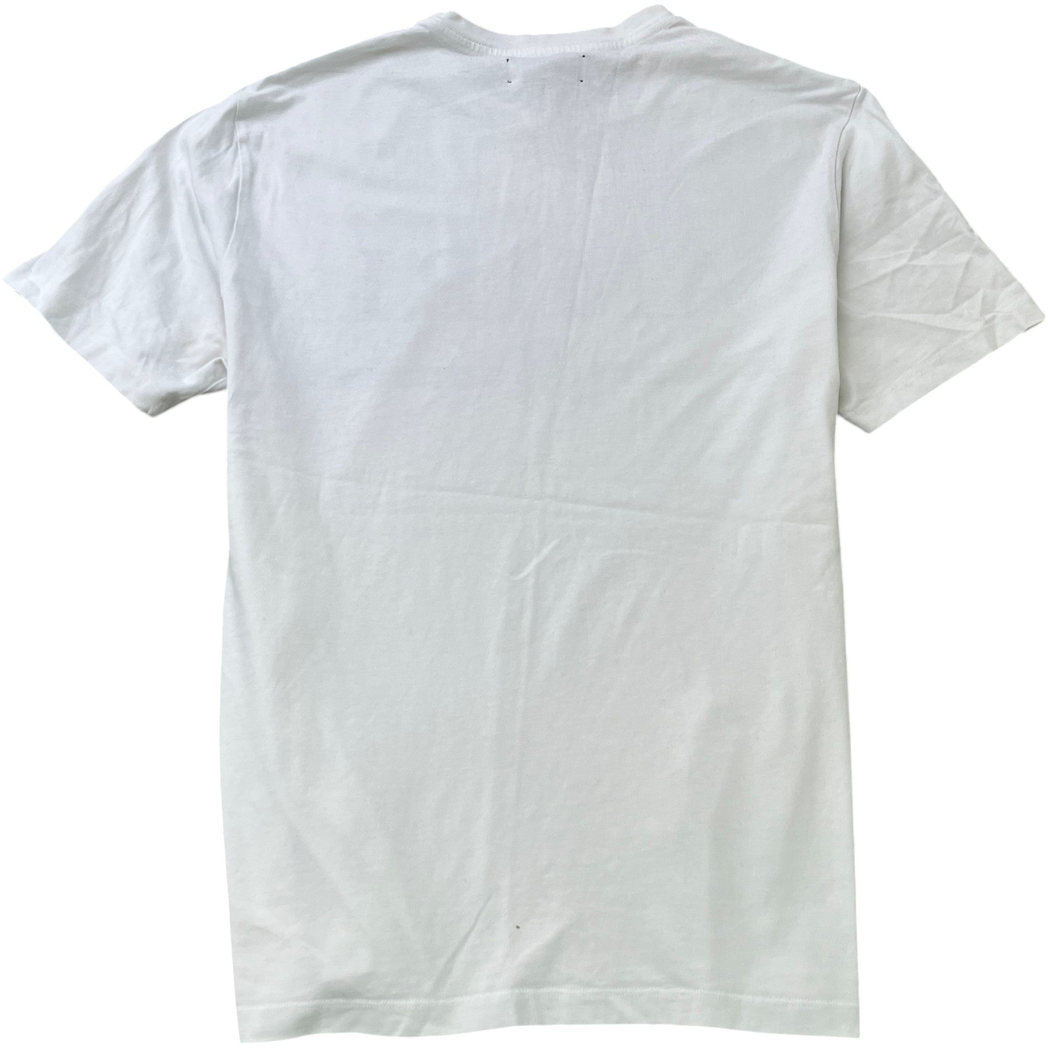 Men's Logo Print T-Shirt White Size L