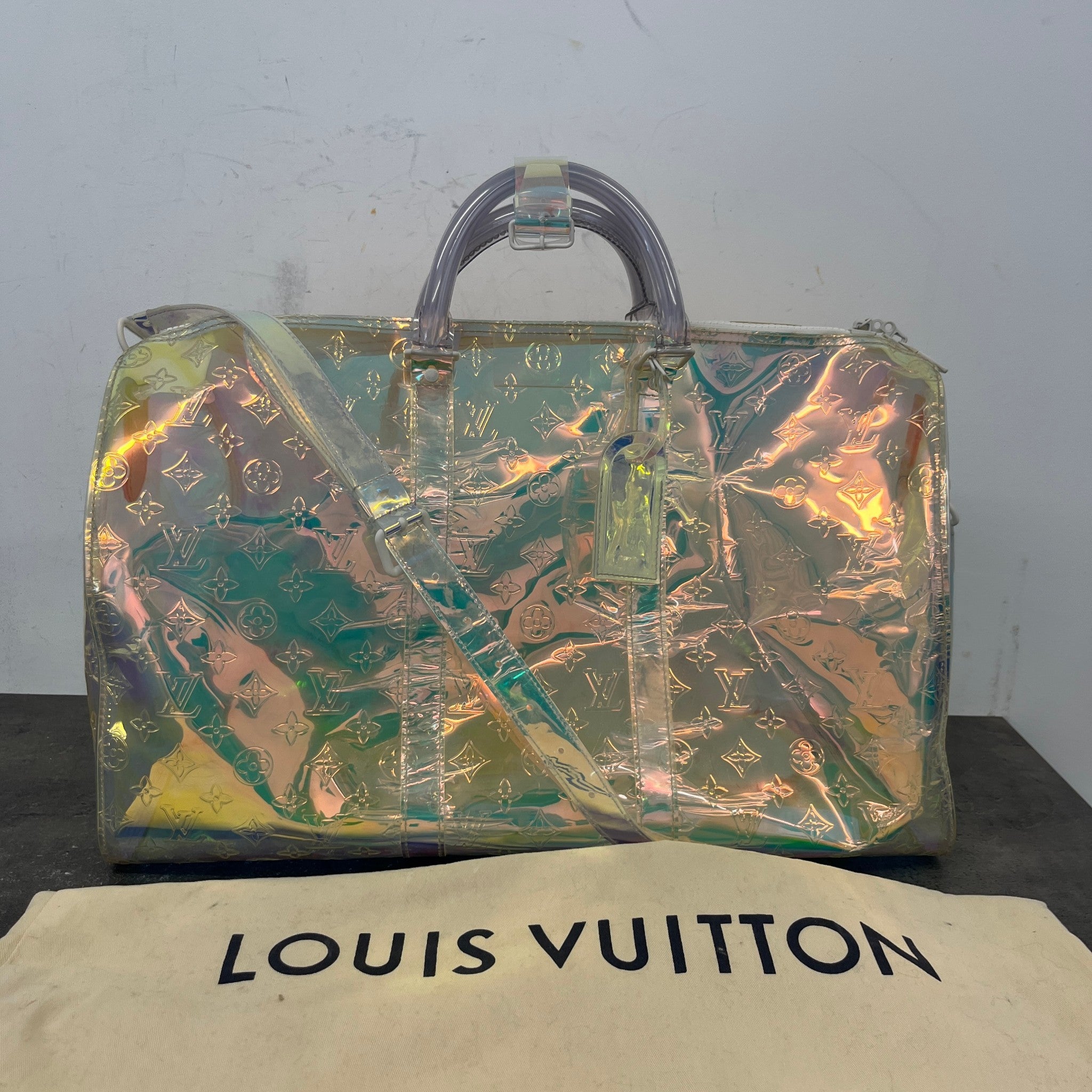 Women's Monogram Prism Keepall Bandoulière 50 Bag Multi-Coloured