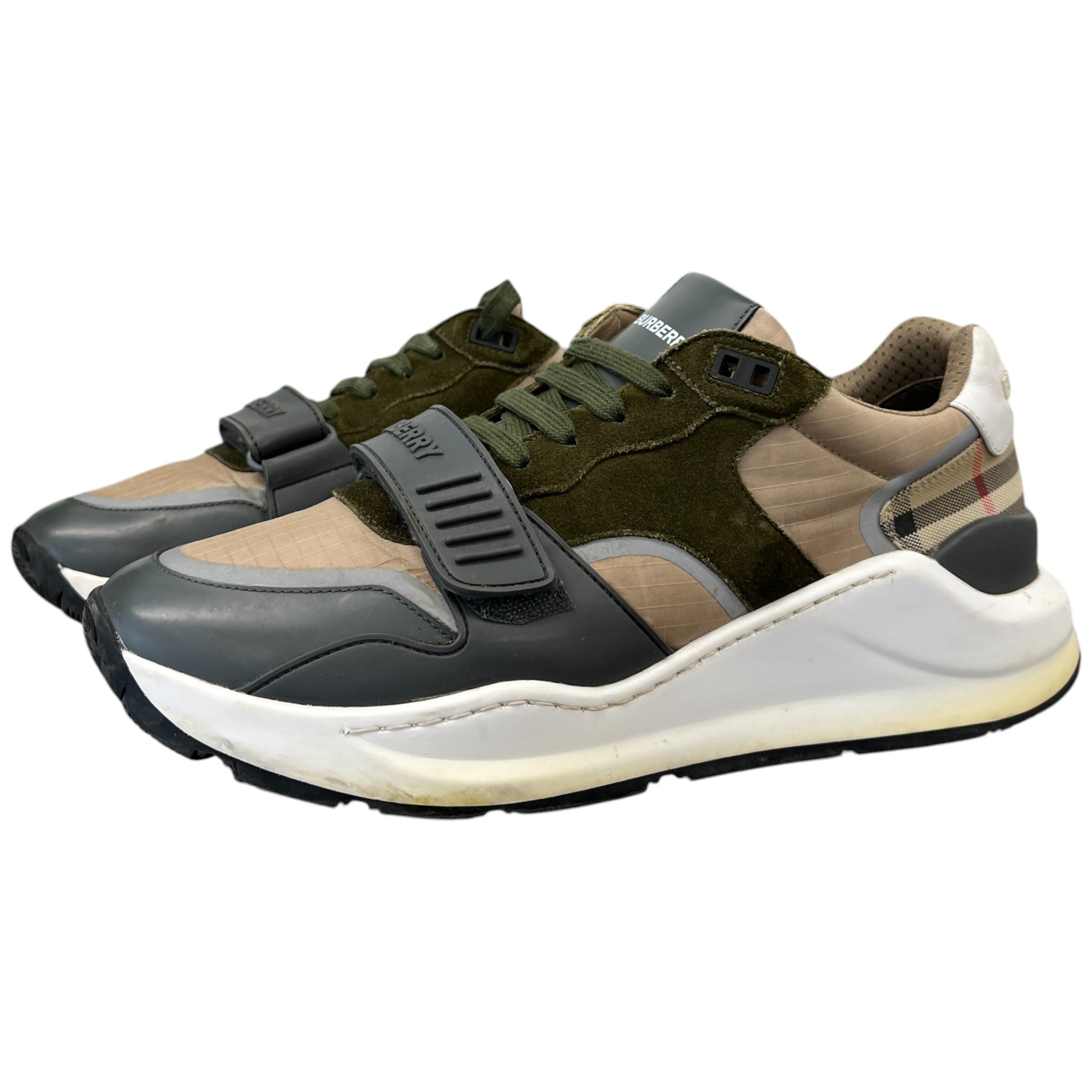 Men's Ramsey Low Trainers Beige Size EU 42 / UK 8