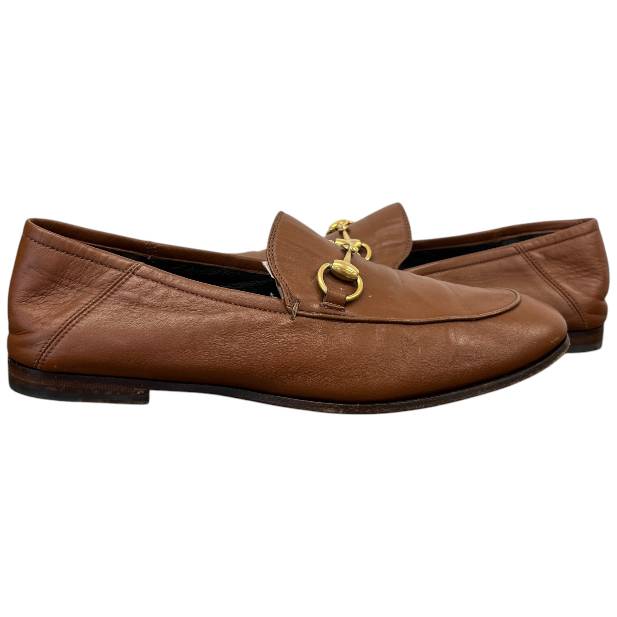 Men's Jordaan Horesbit Leather Loafers Brown Size EU 40 / UK 6