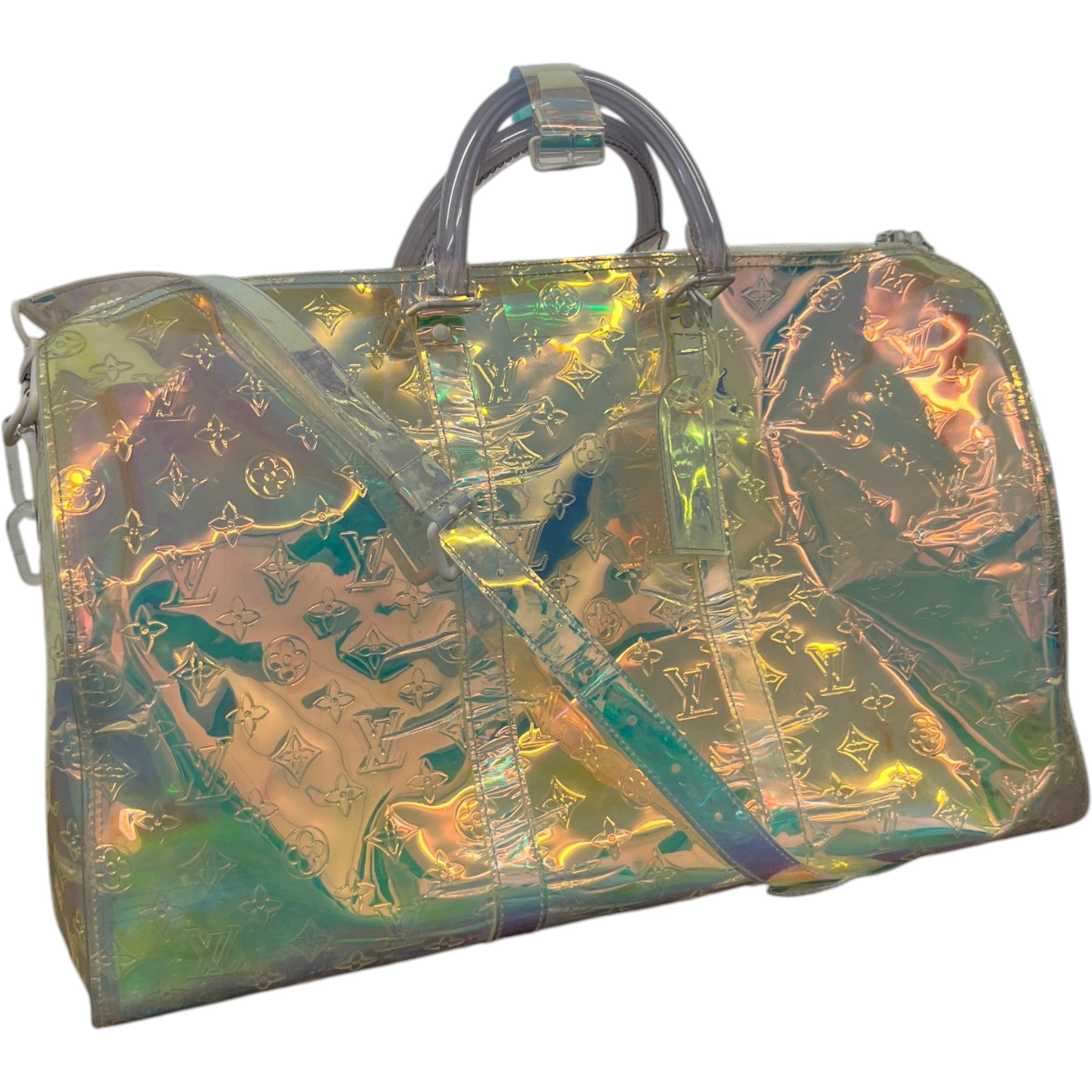 Women's Monogram Prism Keepall Bandoulière 50 Bag Multi-Coloured