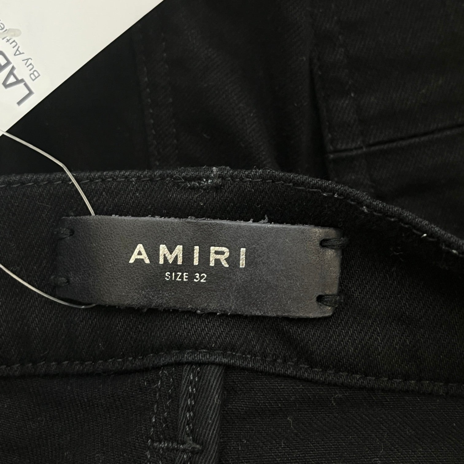 Men's Mx1 Distressed Jeans Black Size Waist 32"