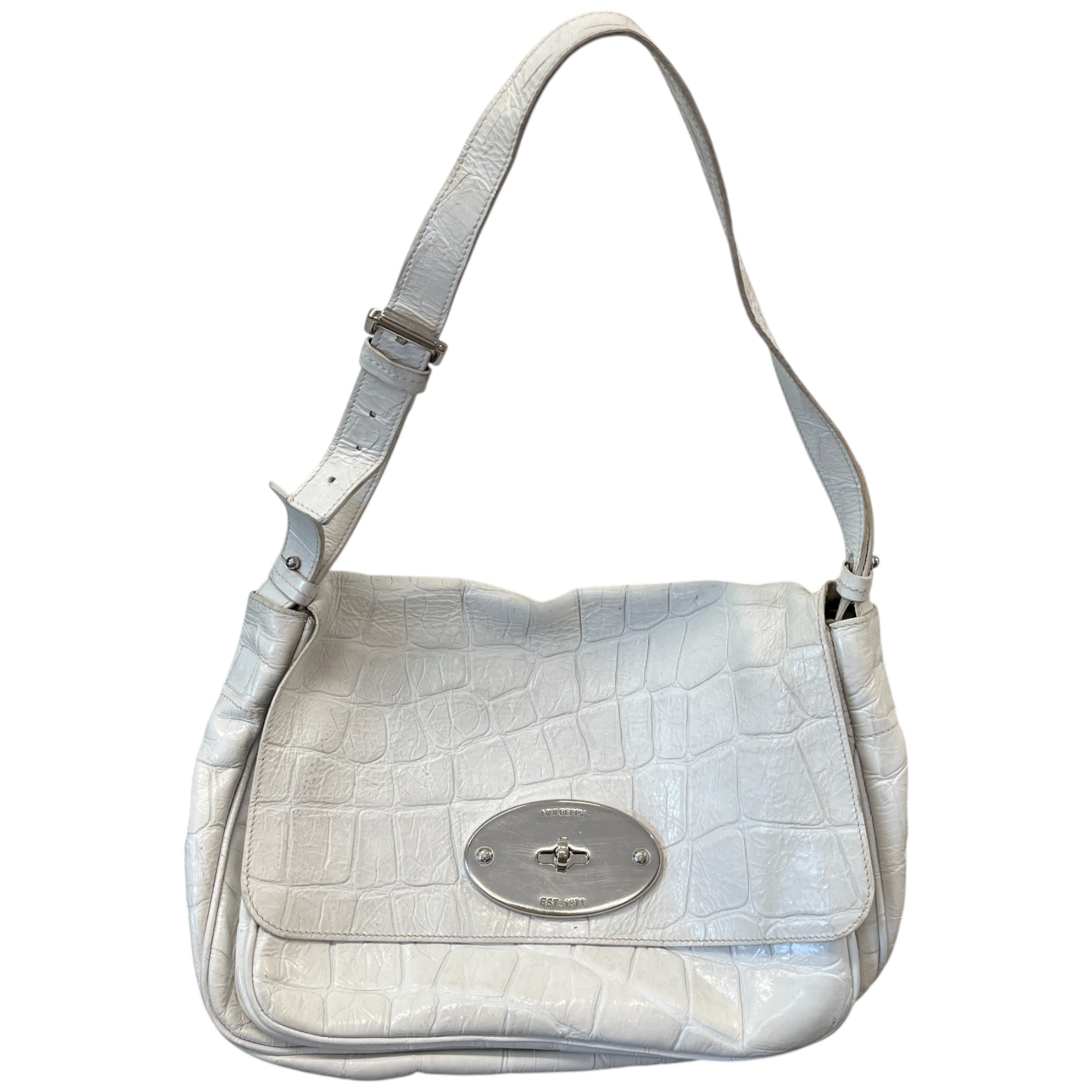 Women's Lily Messenger Bag White