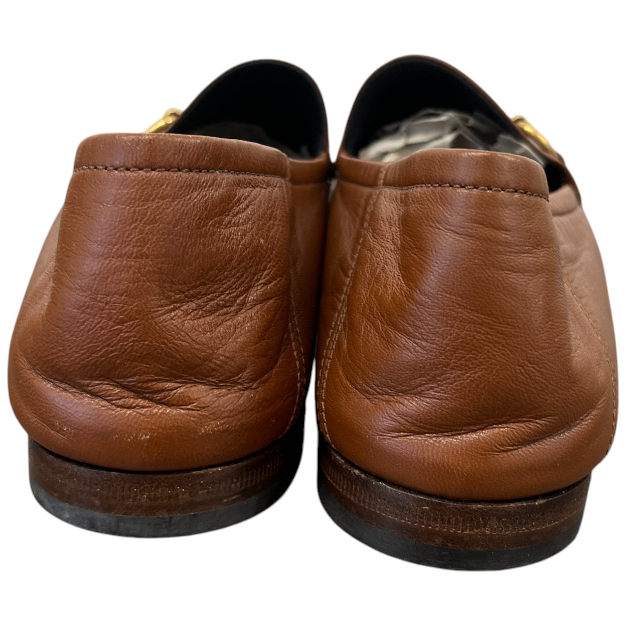 Men's Jordaan Horesbit Leather Loafers Brown Size EU 40 / UK 6