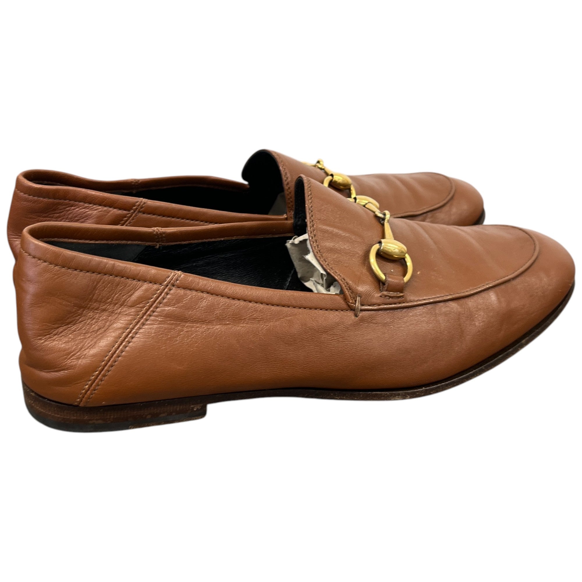 Men's Jordaan Horesbit Leather Loafers Brown Size EU 40 / UK 6