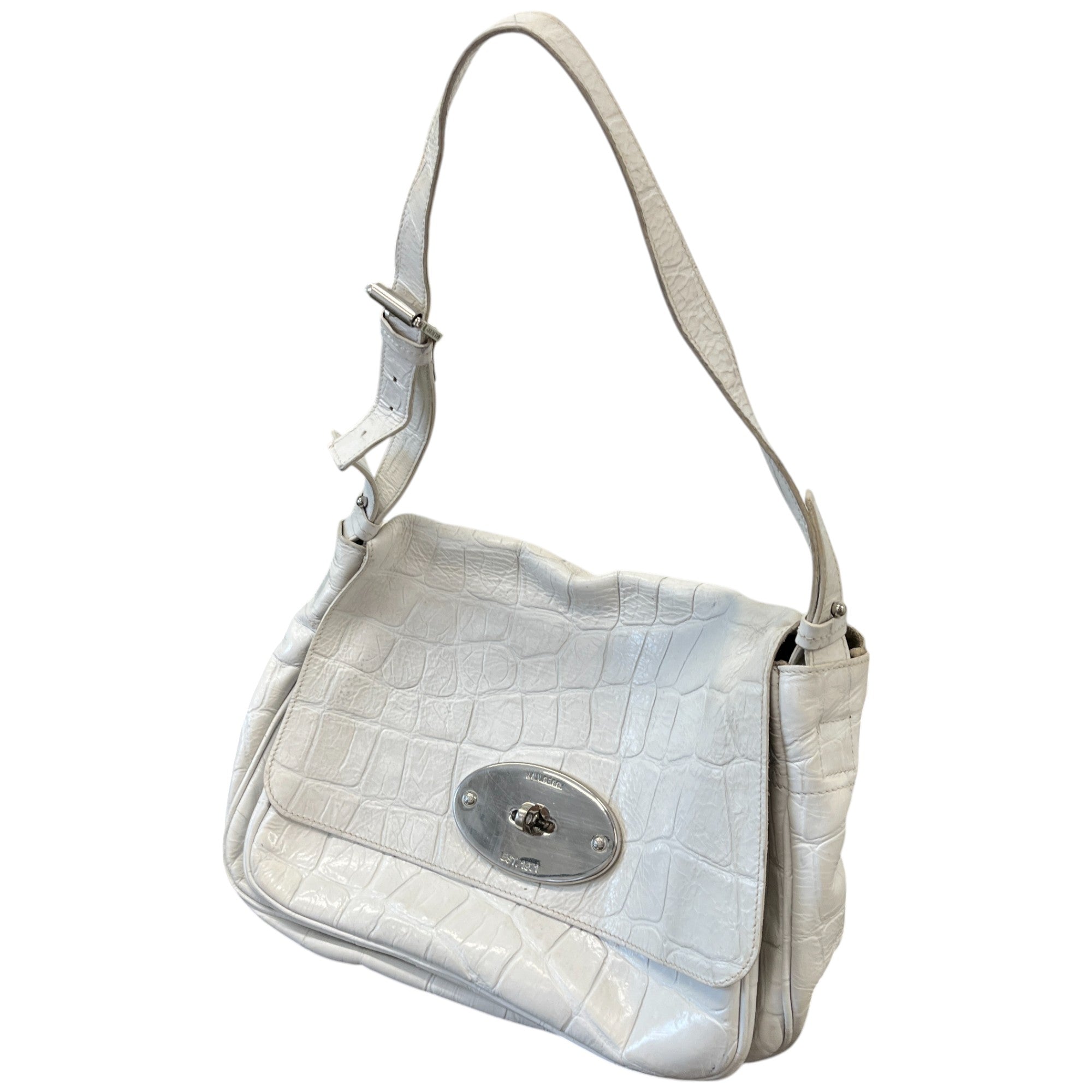Women's Lily Messenger Bag White